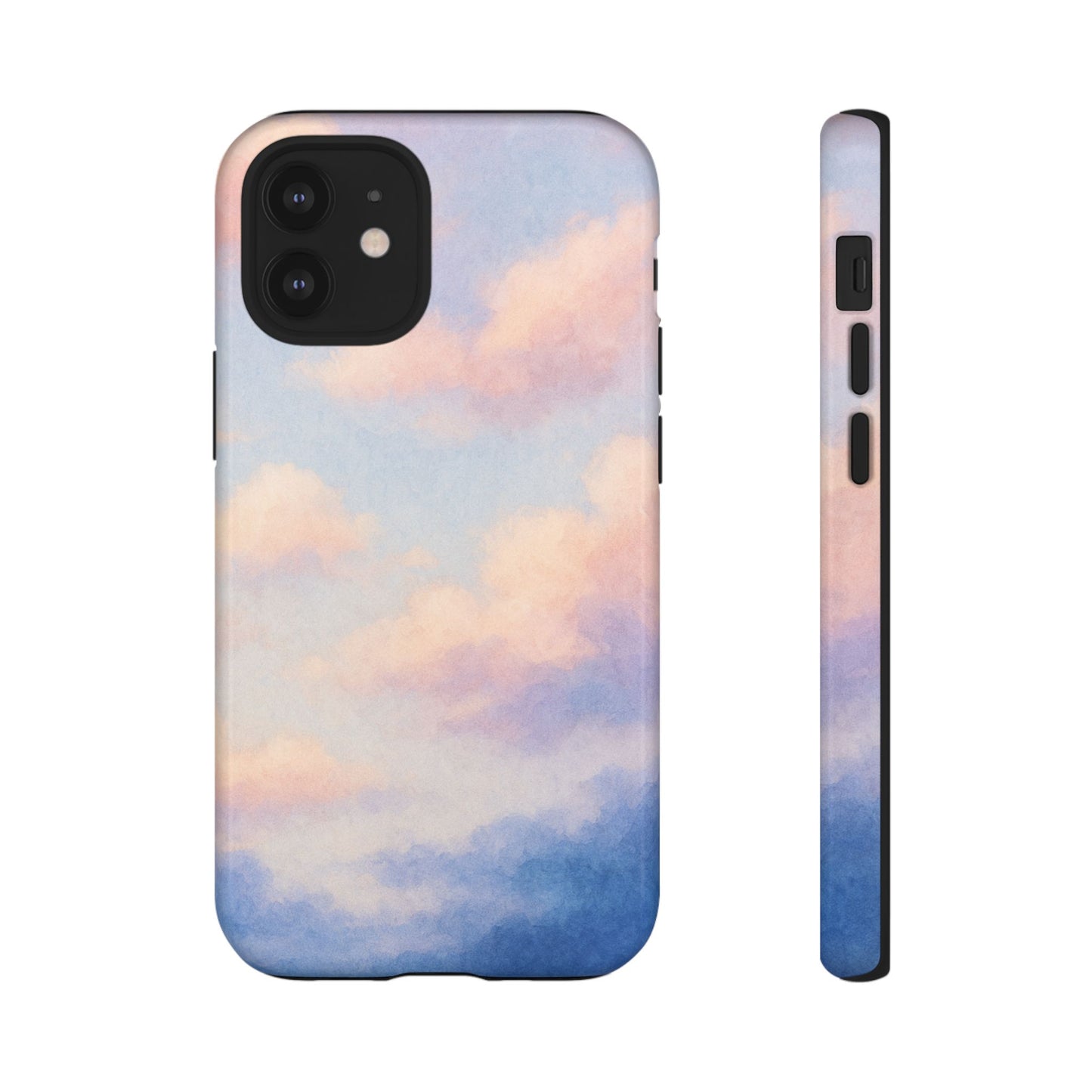 Sky Blue Cloud Phone Case, Tough Phone Cover, Aesthetic Cell Phone Accessory, Gift for Teen, Trendy Tech Protection