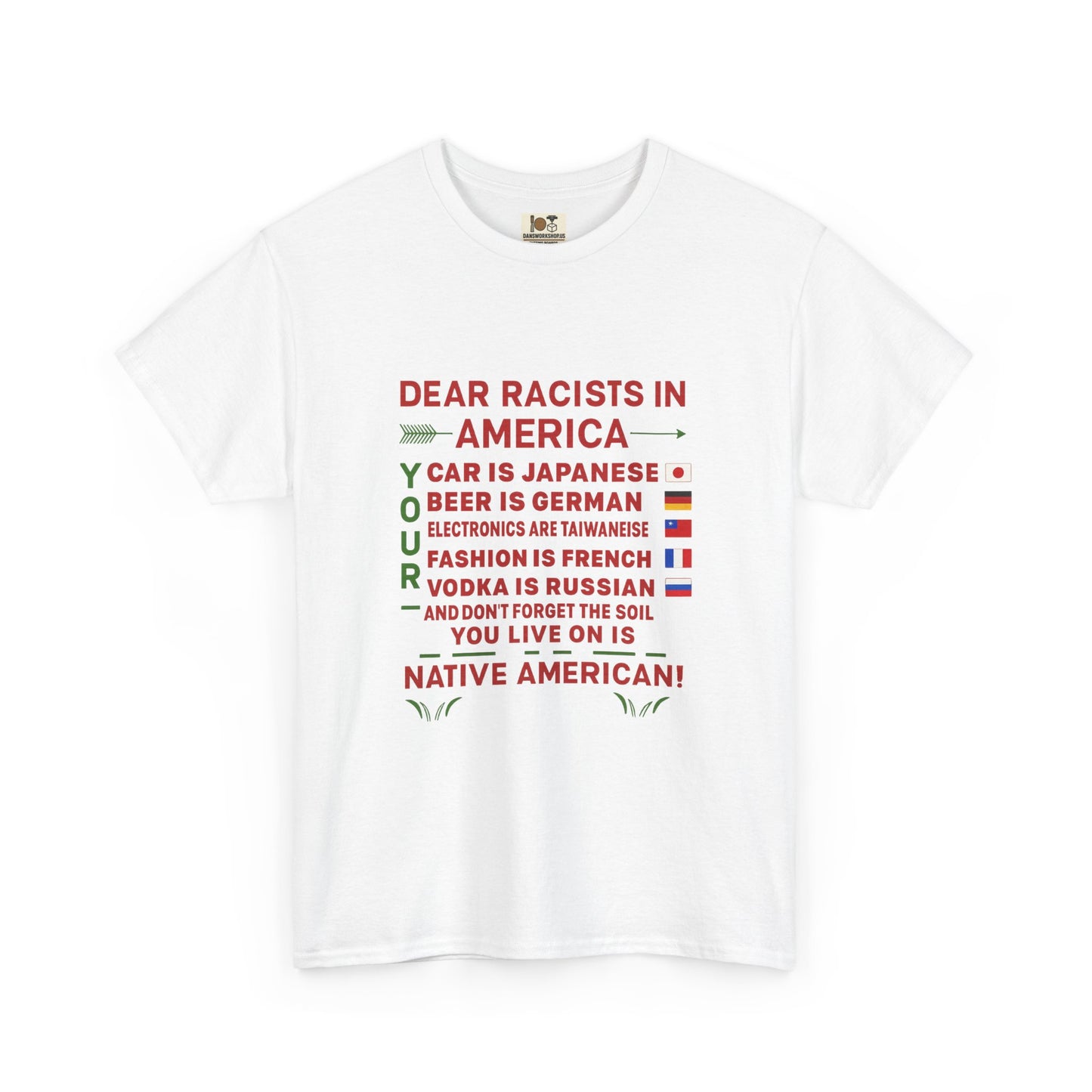 Cultural Awareness Tee, Unisex Heavy Cotton Tee, Anti-Racist Shirt, Social Justice Clothing, Statement T-Shirt, Gift for Activists