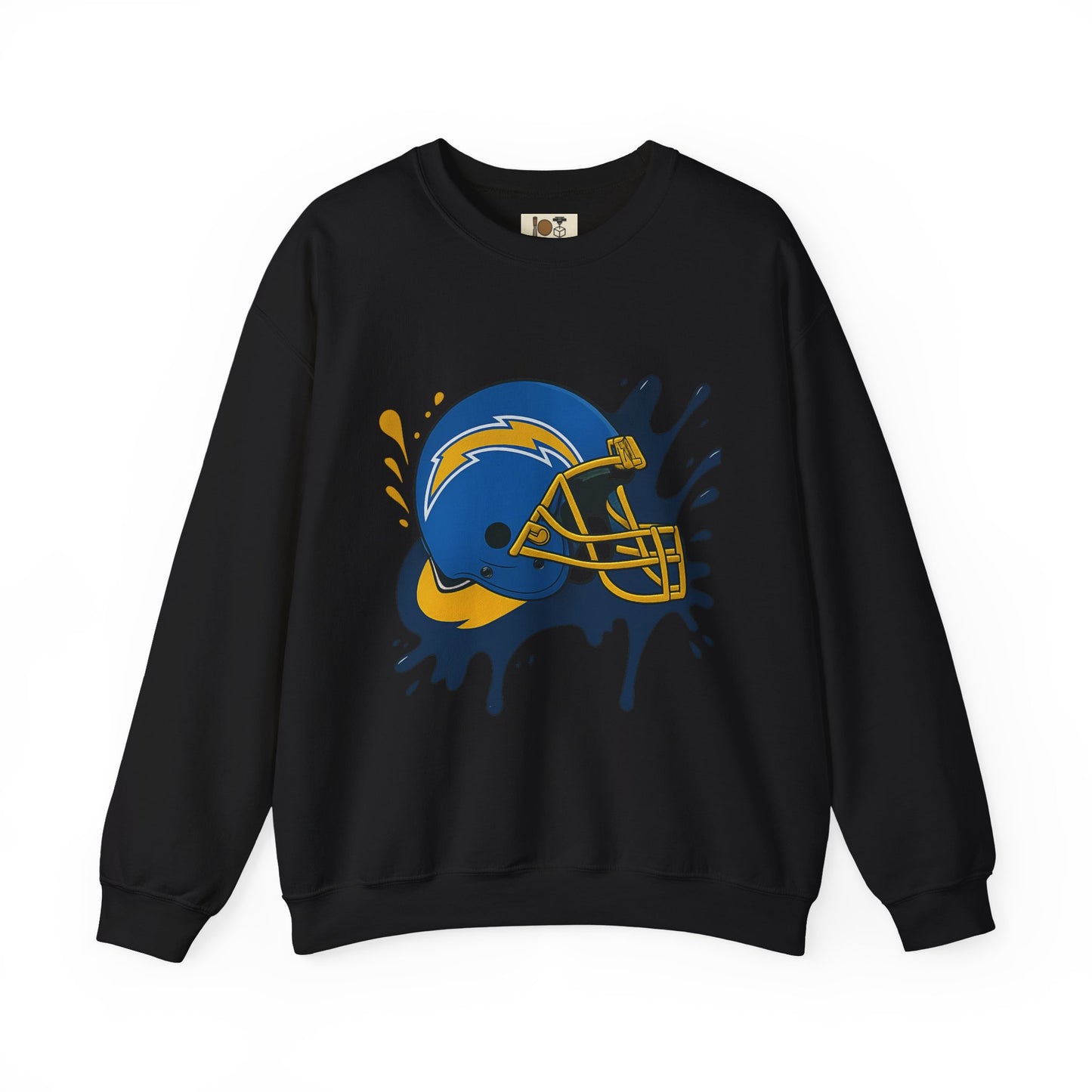 Sporty Splash Crewneck Sweatshirt - Football Lover Gift, Unisex Casual Wear, Game Day Attire, Cozy Sweatshirt, Fall Fashion