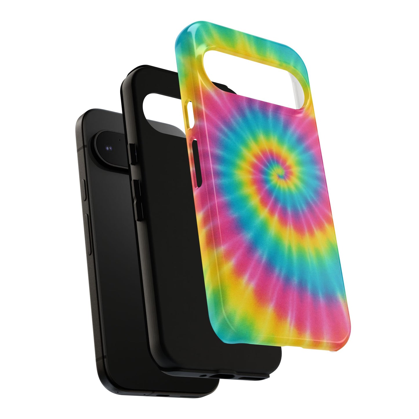 Colorful Tie-Dye Phone Case, Vibrant Phone Cover, Boho Style Accessory, Gift for Teens, Trendy Phone Accessories
