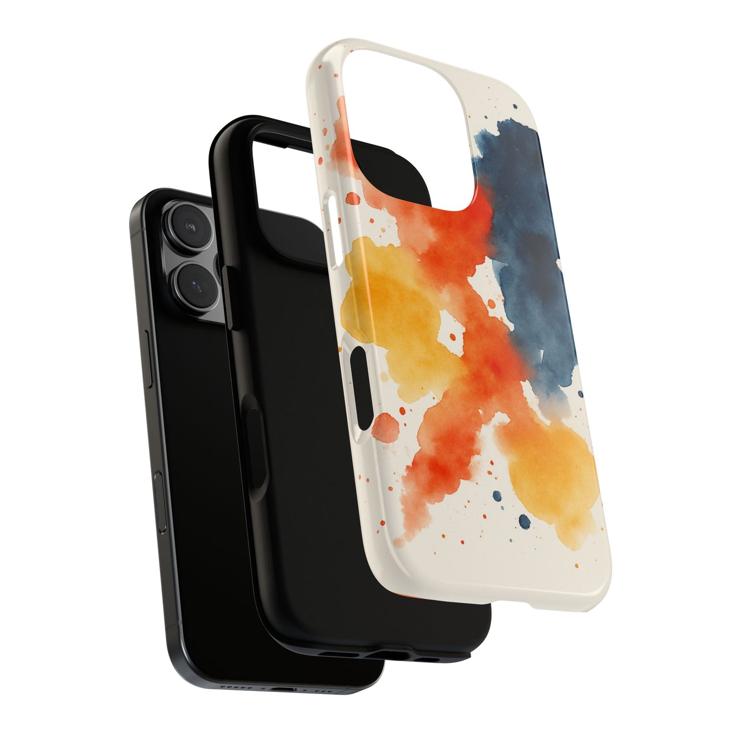 Watercolor Phone Case - Abstract Design, Tough Cases for Men & Women, Stylish Gift, Artistic Accessory for All Occasions