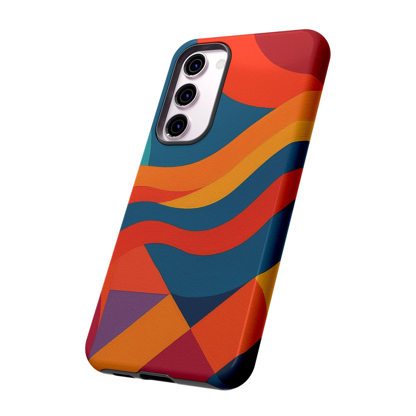 Vibrant Phone Case, Abstract Design Cover, Tough Cases for All Occasions, Stylish Gift for Tech Lovers, Modern Phone Accessories