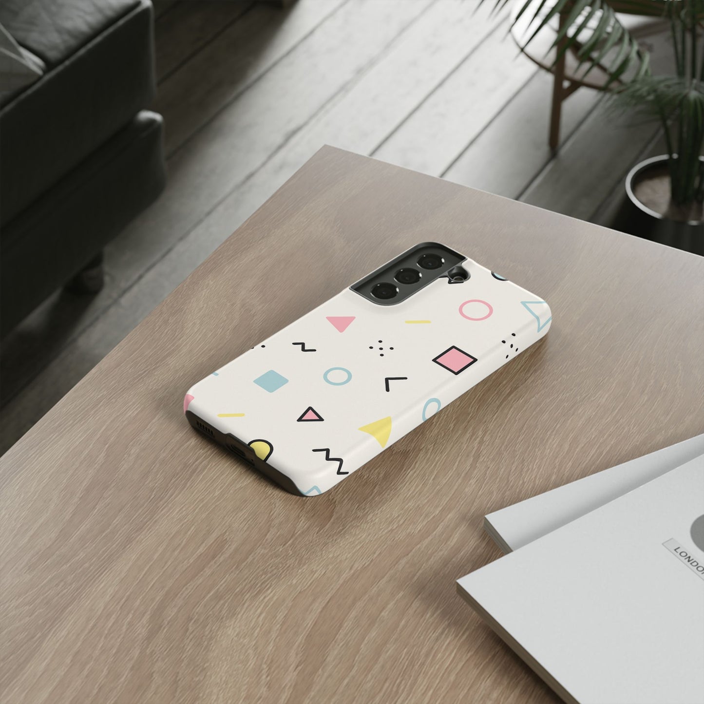 Geometric Phone Case - Stylish Tough Cases for Trendsetters, Unique Phone Covers, Modern Accessories, Gift Ideas for Her