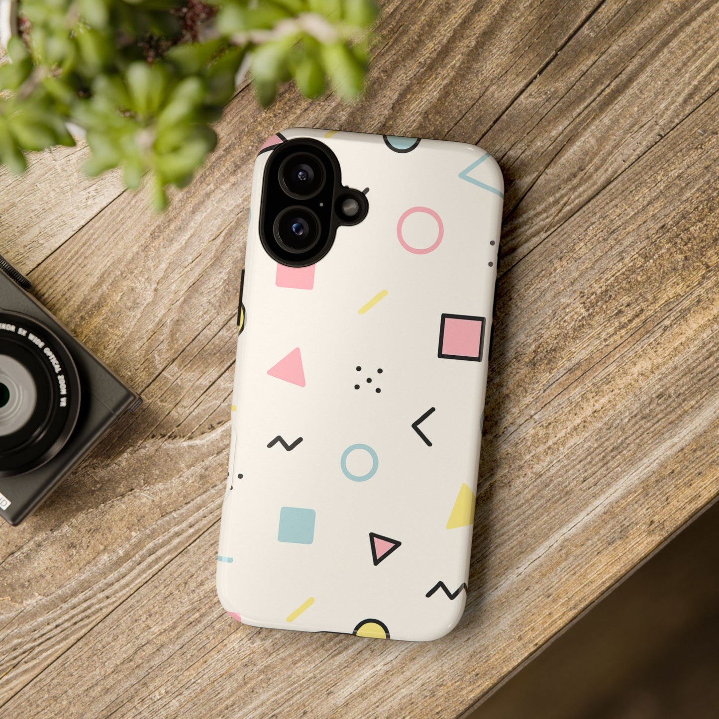 Geometric Phone Case - Stylish Tough Cases for Trendsetters, Unique Phone Covers, Modern Accessories, Gift Ideas for Her