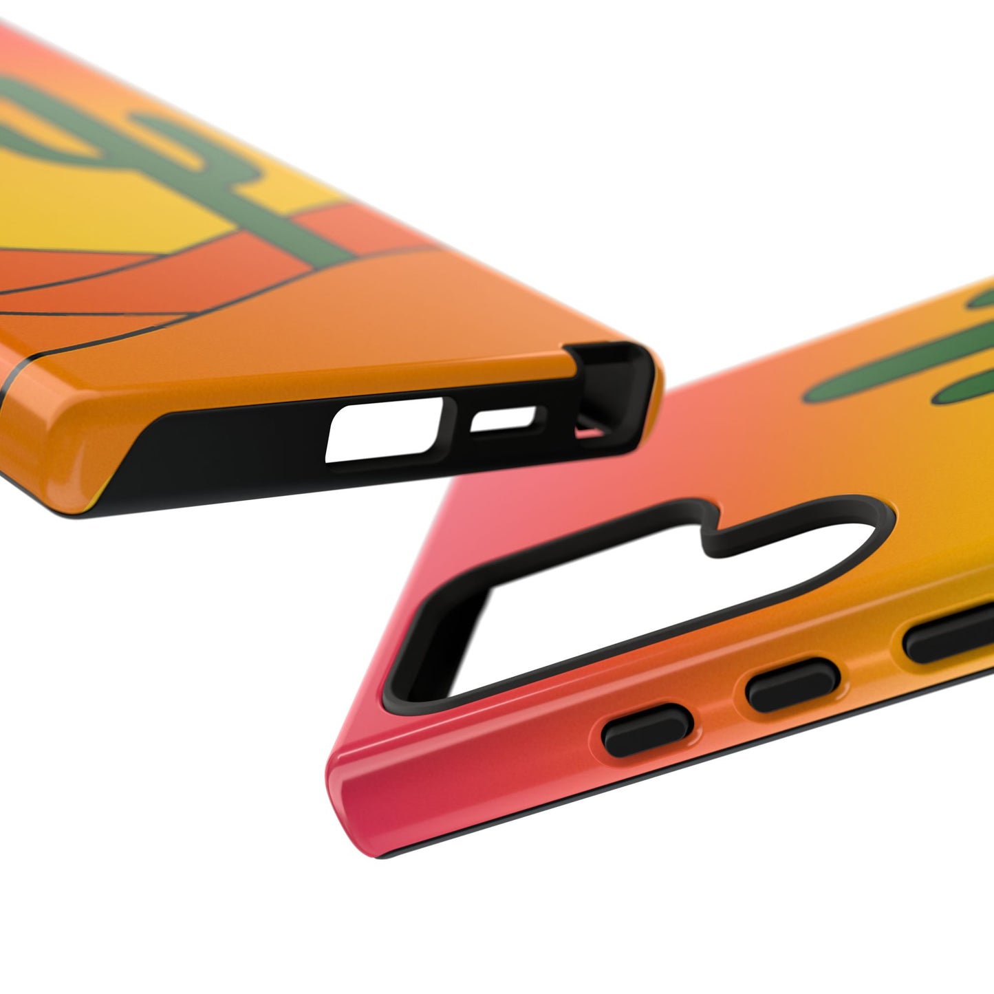 Desert Vibes Phone Case, Tough Cases, Cactus Design, Colorful Phone Cover, Summer Aesthetic, Unique Gift Idea