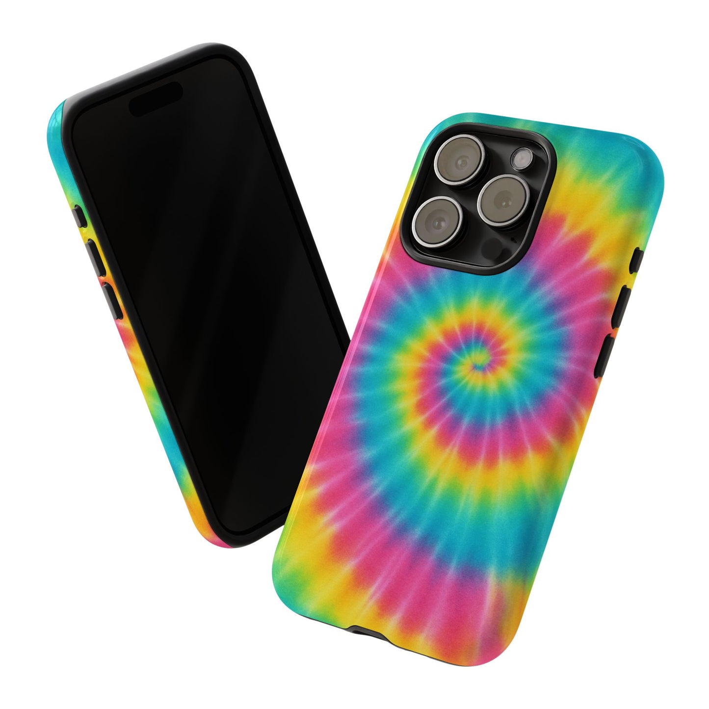 Colorful Tie-Dye Phone Case, Vibrant Phone Cover, Boho Style Accessory, Gift for Teens, Trendy Phone Accessories