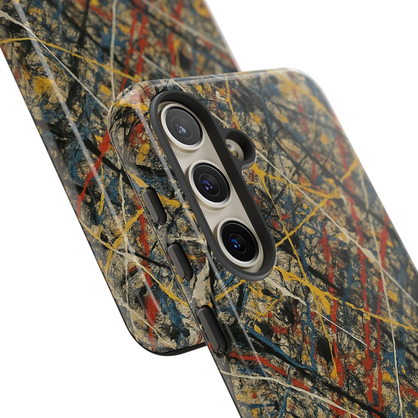Tough Cases Phone Case - Bold Abstract Design, Stylish Mobile Cover, Unique Gift for Him/Her, Durable Accessory, Trendy Protection