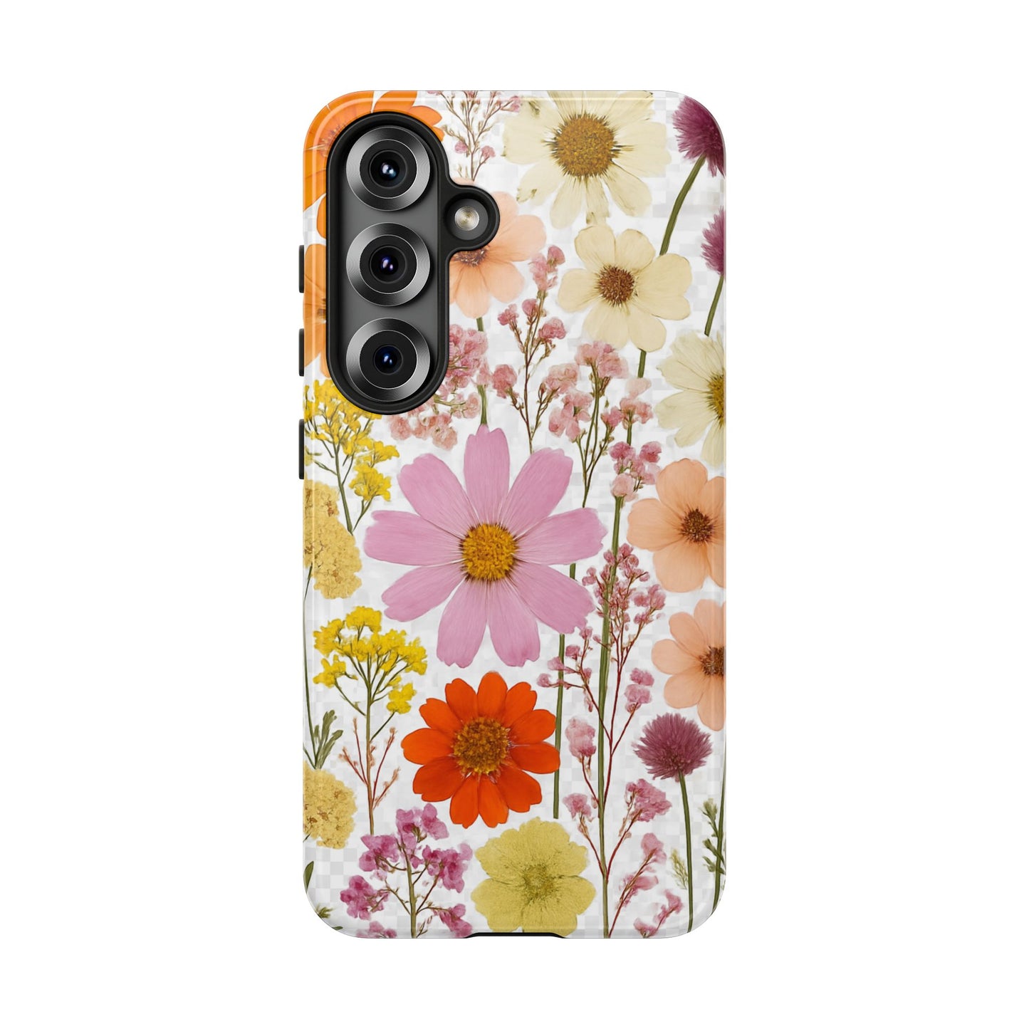 Floral Phone Case - Tough Cases, Stylish Protective Cover, Flower Design, Trendy Gift, Nature Lover Accessory, DRIED FLOWERS