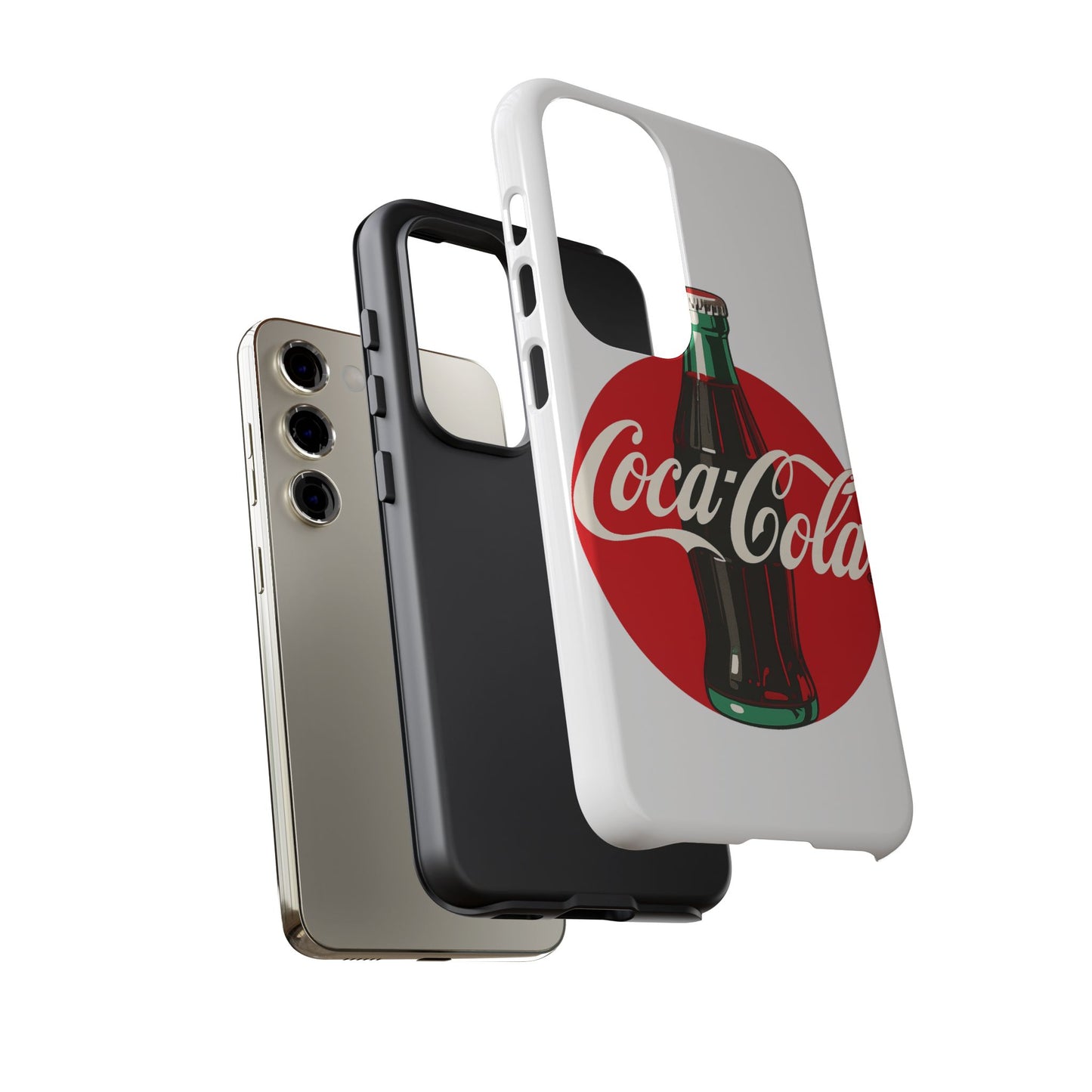Coca-Cola Tough Phone Cases, Vintage Soda Drink, Retro Style, Unique Gift, Phone Accessories, Summer Vibes