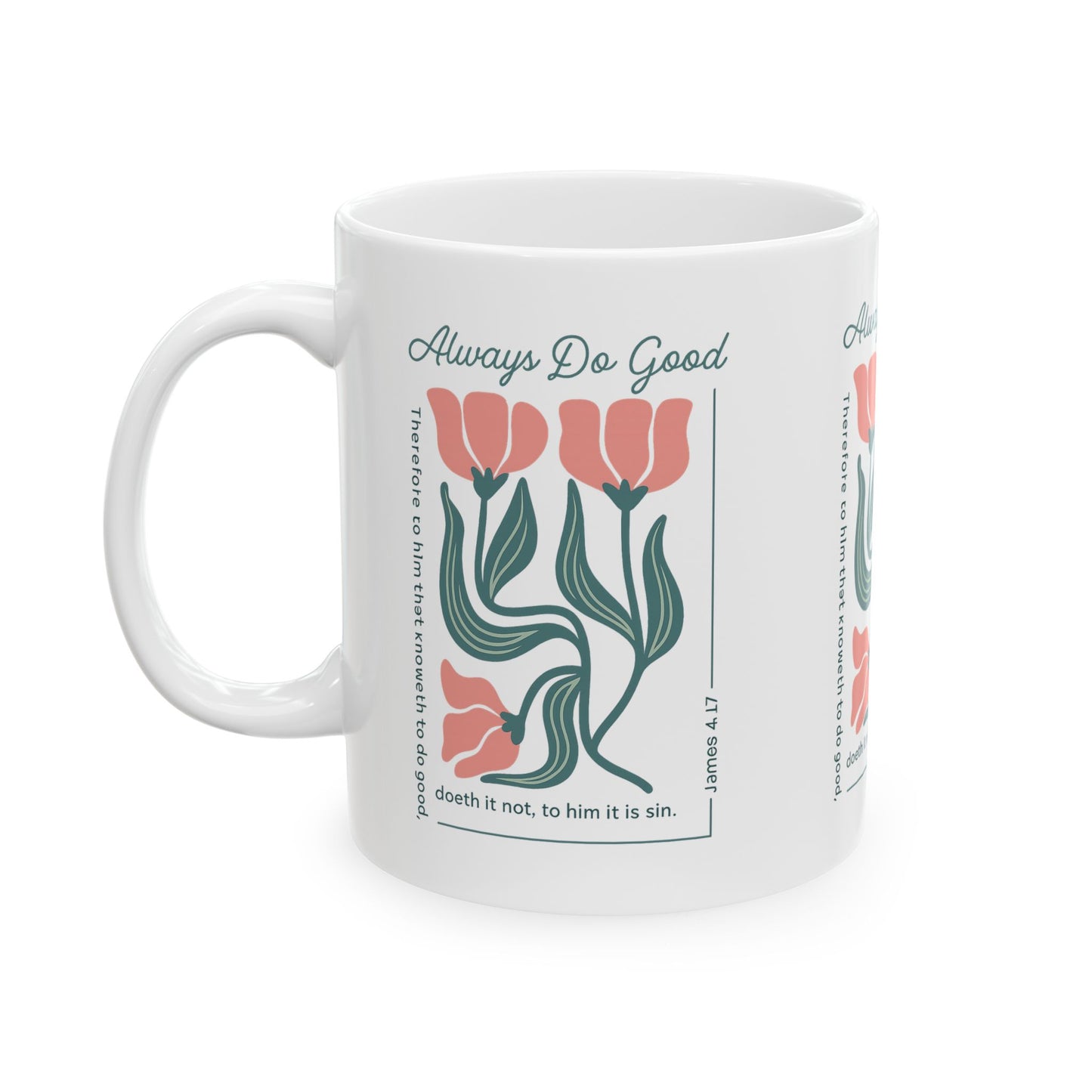 Uplifting Floral Ceramic Mug: Always Do Good Inspirational Gift, Motivational Coffee Cup, Encouraging Tea Mug, Perfect for Mother's [...]