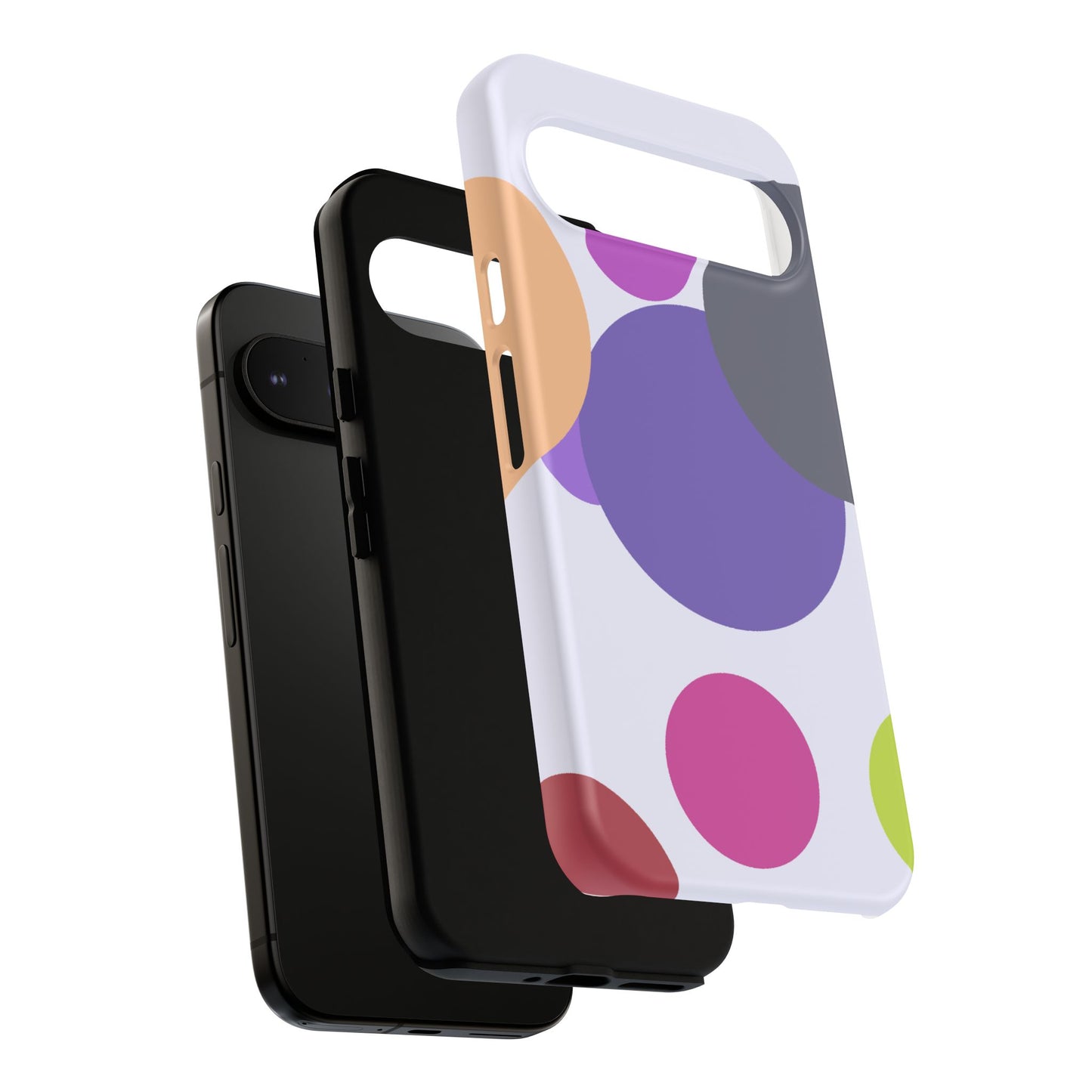 Colorful Geometric Phone Case, Bold Protective Cover for iPhone, Unique Gift for Trendy Teens, Fun Customizable Cases, Modern Design