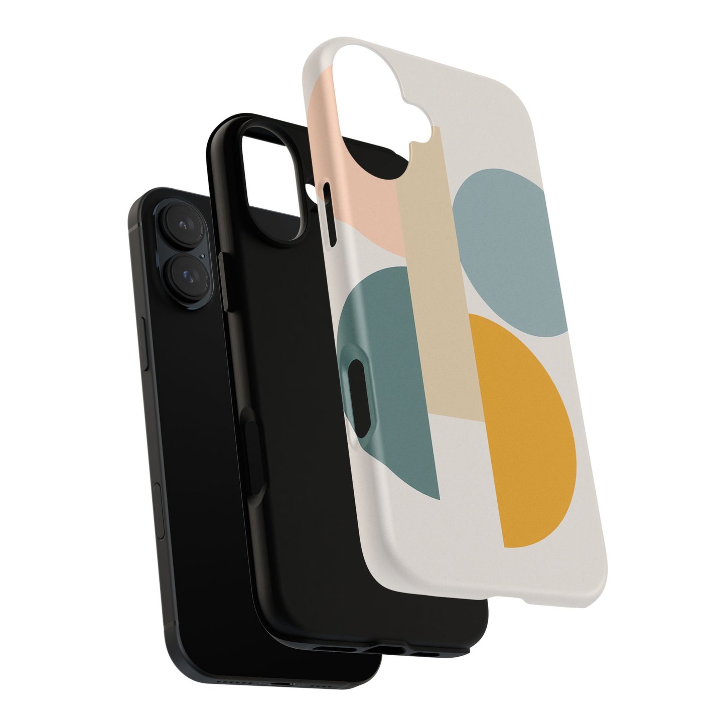 Minimalist Geometric Phone Case, Stylish Protective Cover for Phones, Modern Design, Gift for Him/Her, Trendy Tech Accessory