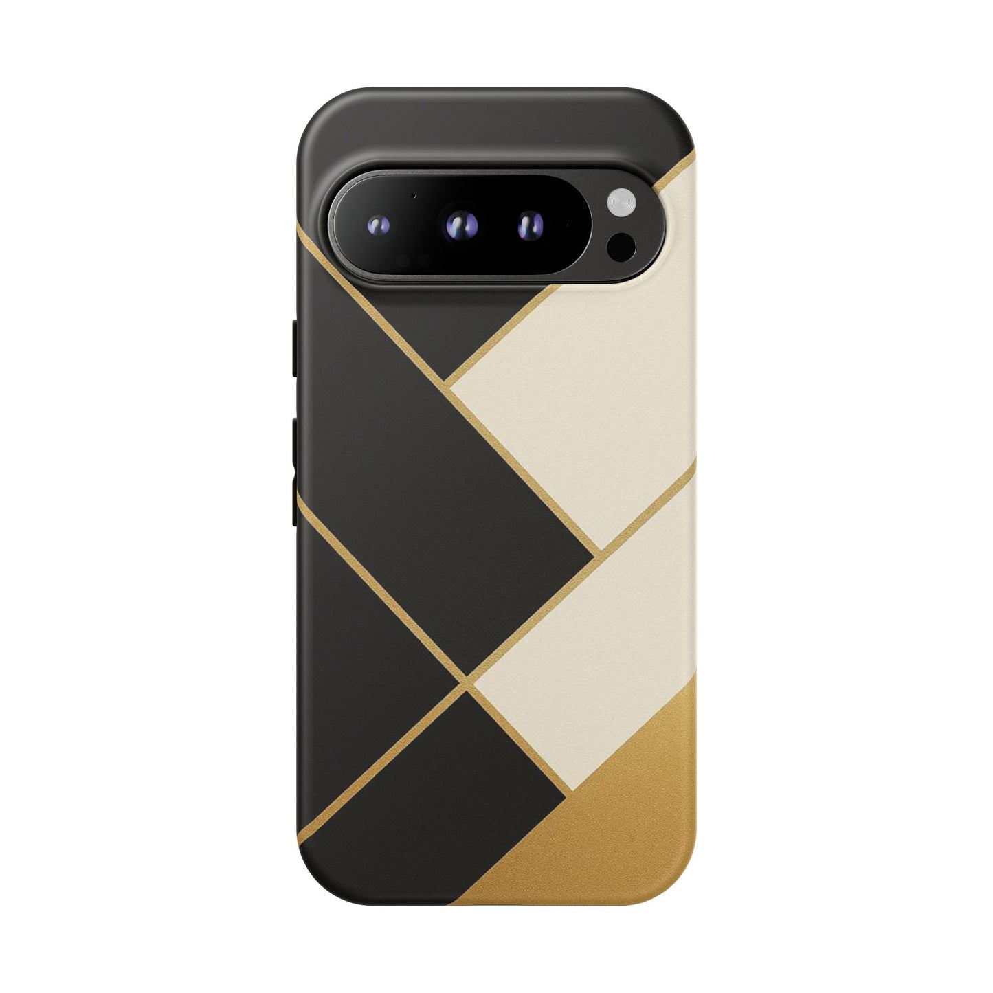 Chic Phone Case, Stylish Phone Cover, Geometric Design Case, Protective Mobile Case, Modern Phone Protector