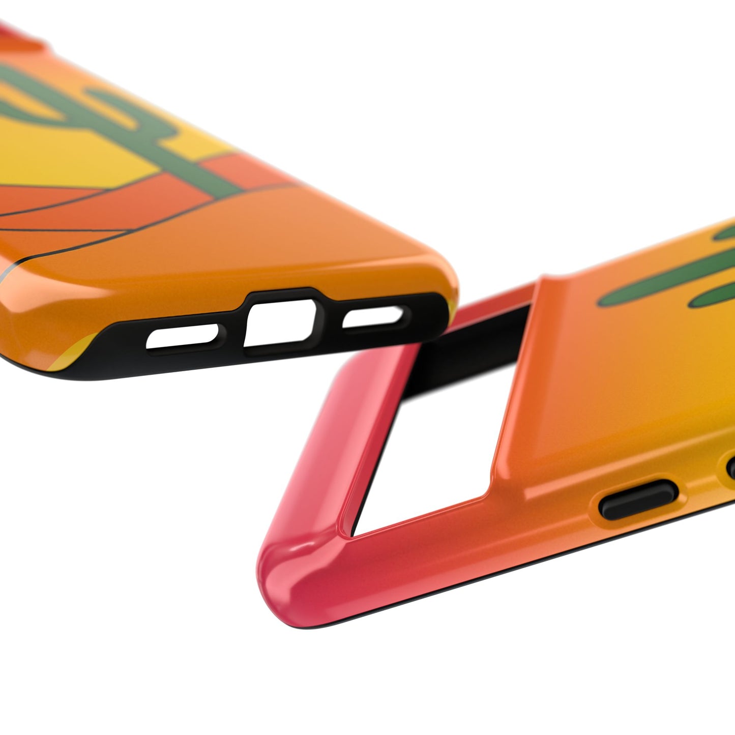 Desert Vibes Phone Case, Tough Cases, Cactus Design, Colorful Phone Cover, Summer Aesthetic, Unique Gift Idea