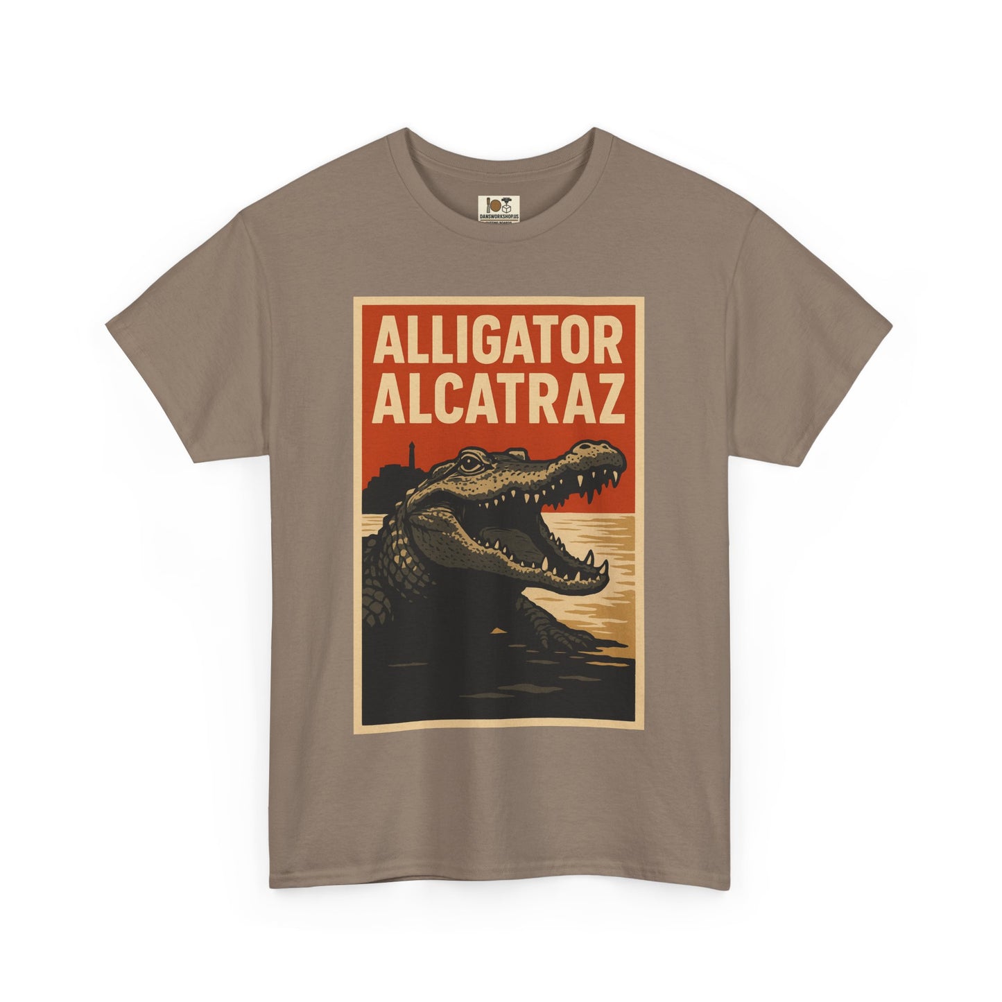 Alligator Alcatraz Graphic Tee - Fun Wildlife Shirt, Gift for Nature Lovers, Unisex Casual Top, Adventure Enthusiasts, Unique Travel [...]