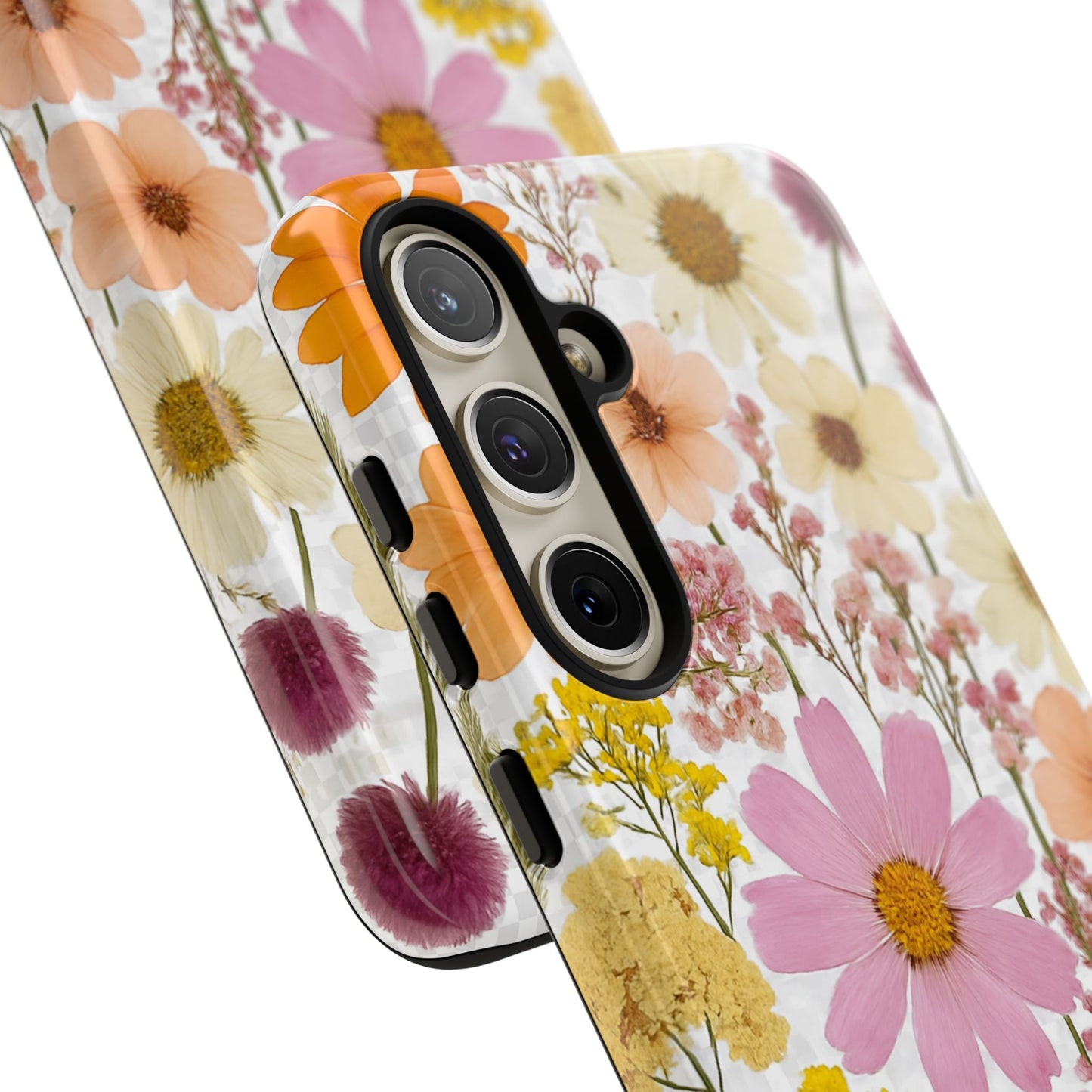 Floral Phone Case - Tough Cases, Stylish Protective Cover, Flower Design, Trendy Gift, Nature Lover Accessory, DRIED FLOWERS