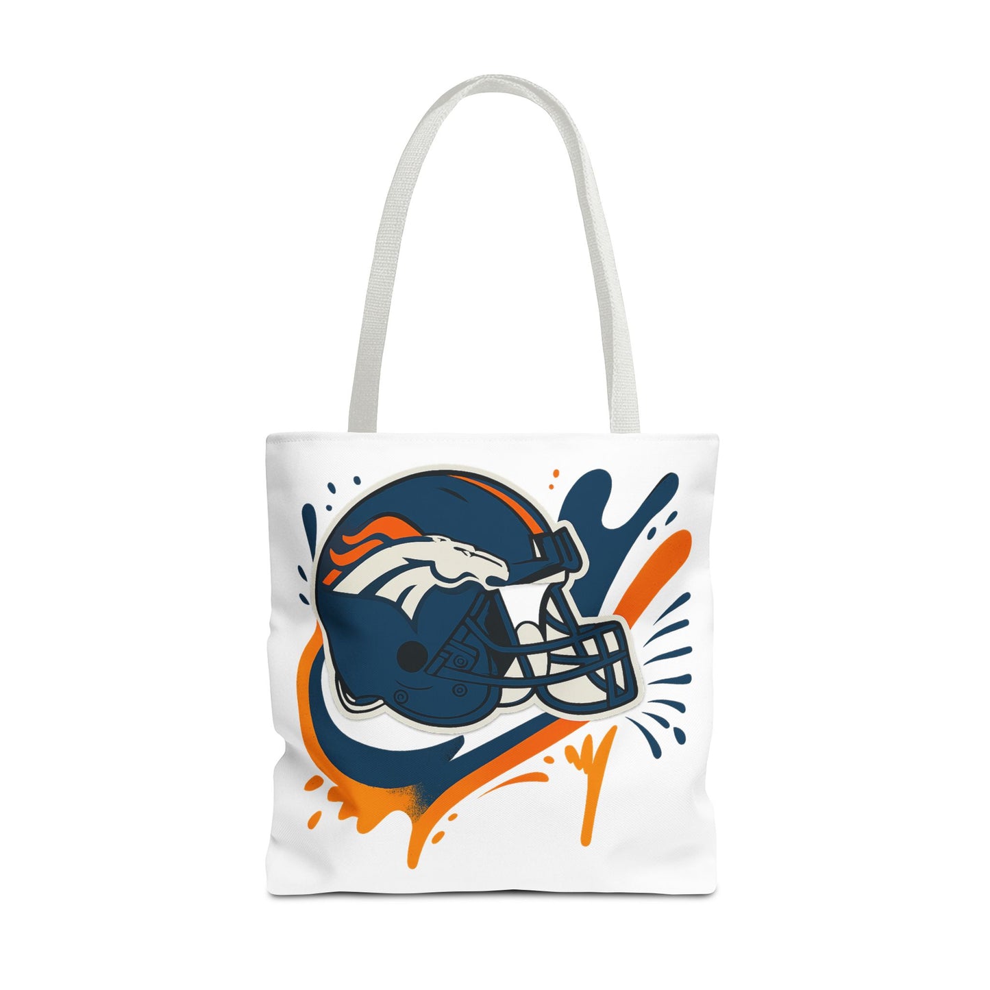 Denver Broncos Sports Tote Bag, Game Day Tote, Football Fan Gift, NFL Accessories, Team Spirit Bag, AOP Design