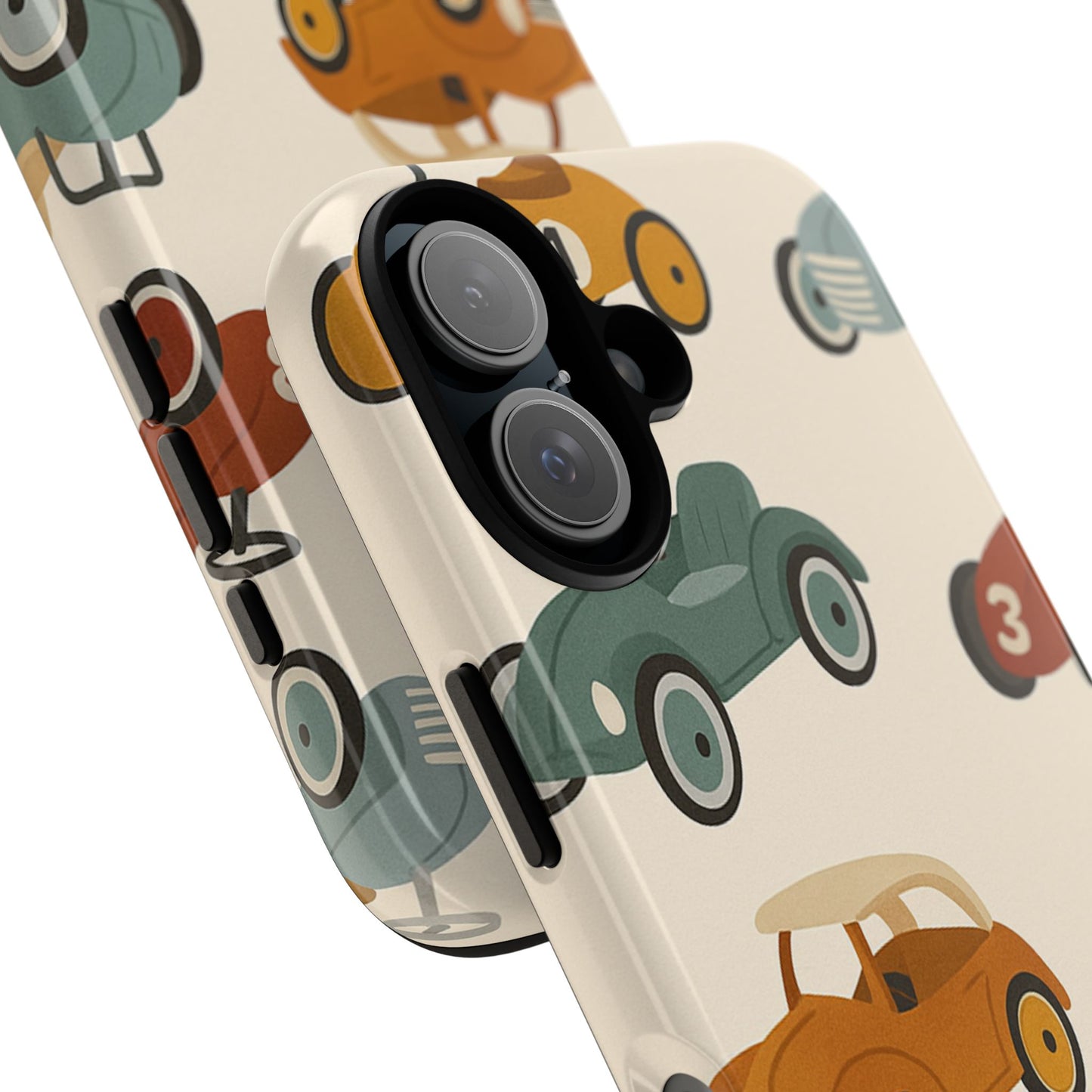 Vintage Car Phone Case, Tough Cases, Kids Gift, Car Lover Accessory, Retro Style, Phone Protection, Unique Design, pedal cars
