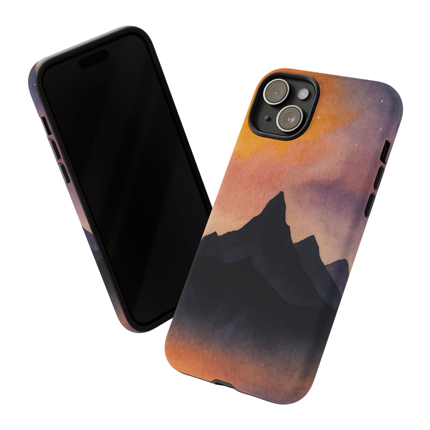 Mountain Sunset Phone Case, Nature Lover's Gift, Adventure Phone Cover, Unique Cellphone Accessories, Outdoor Enthusiast Decor