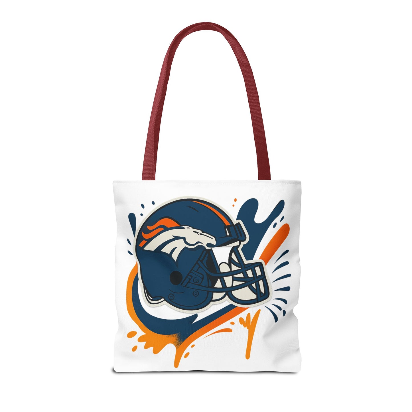 Denver Broncos Sports Tote Bag, Game Day Tote, Football Fan Gift, NFL Accessories, Team Spirit Bag, AOP Design