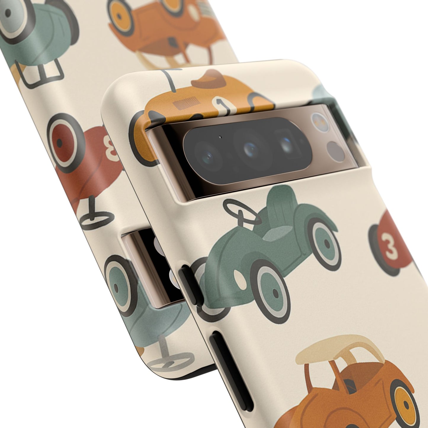 Vintage Car Phone Case, Tough Cases, Kids Gift, Car Lover Accessory, Retro Style, Phone Protection, Unique Design, pedal cars