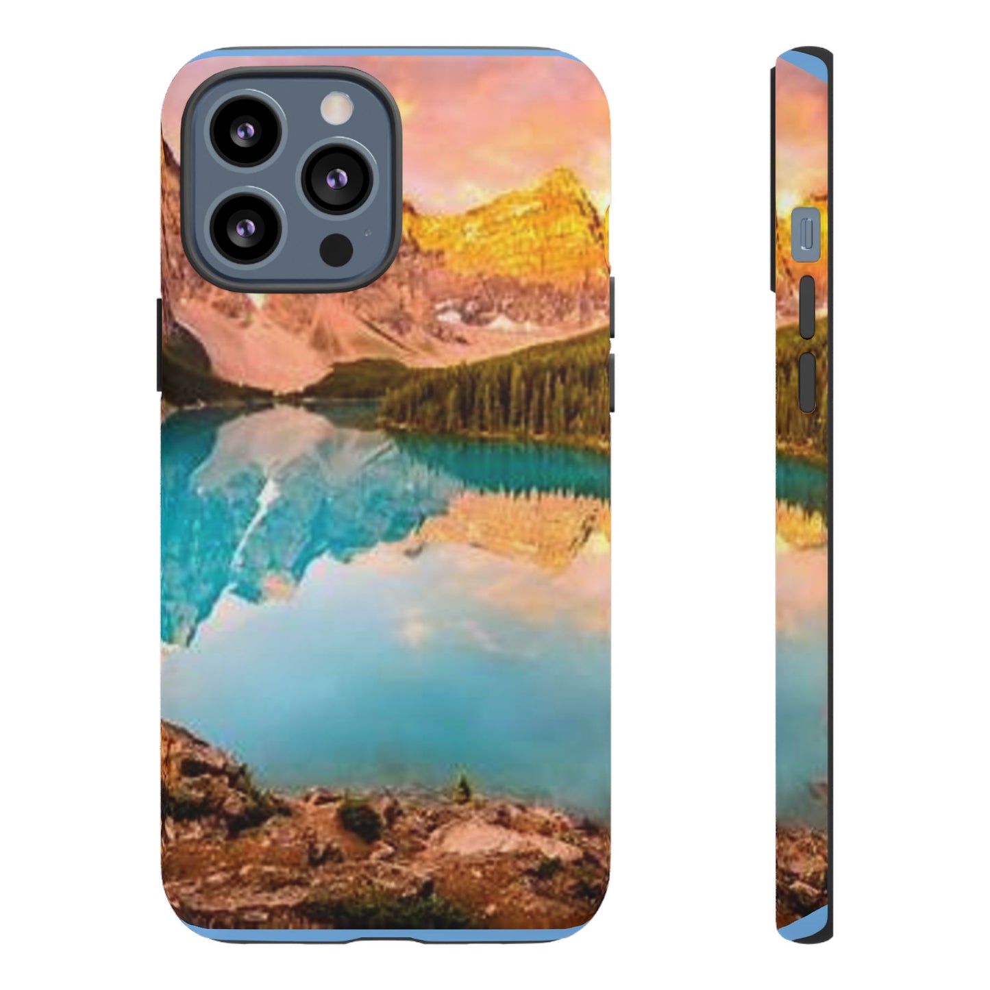 Nature-Inspired Phone Case with Mountain and Lake Design, Aesthetic Tough Cases for Outdoor Lovers, Phone Protection, Gift for Nature [...]