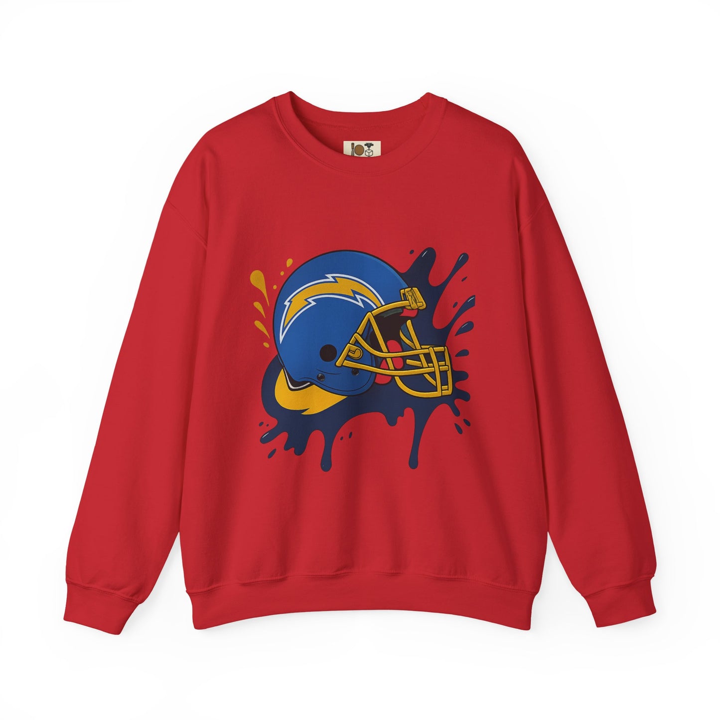 Sporty Splash Crewneck Sweatshirt - Football Lover Gift, Unisex Casual Wear, Game Day Attire, Cozy Sweatshirt, Fall Fashion
