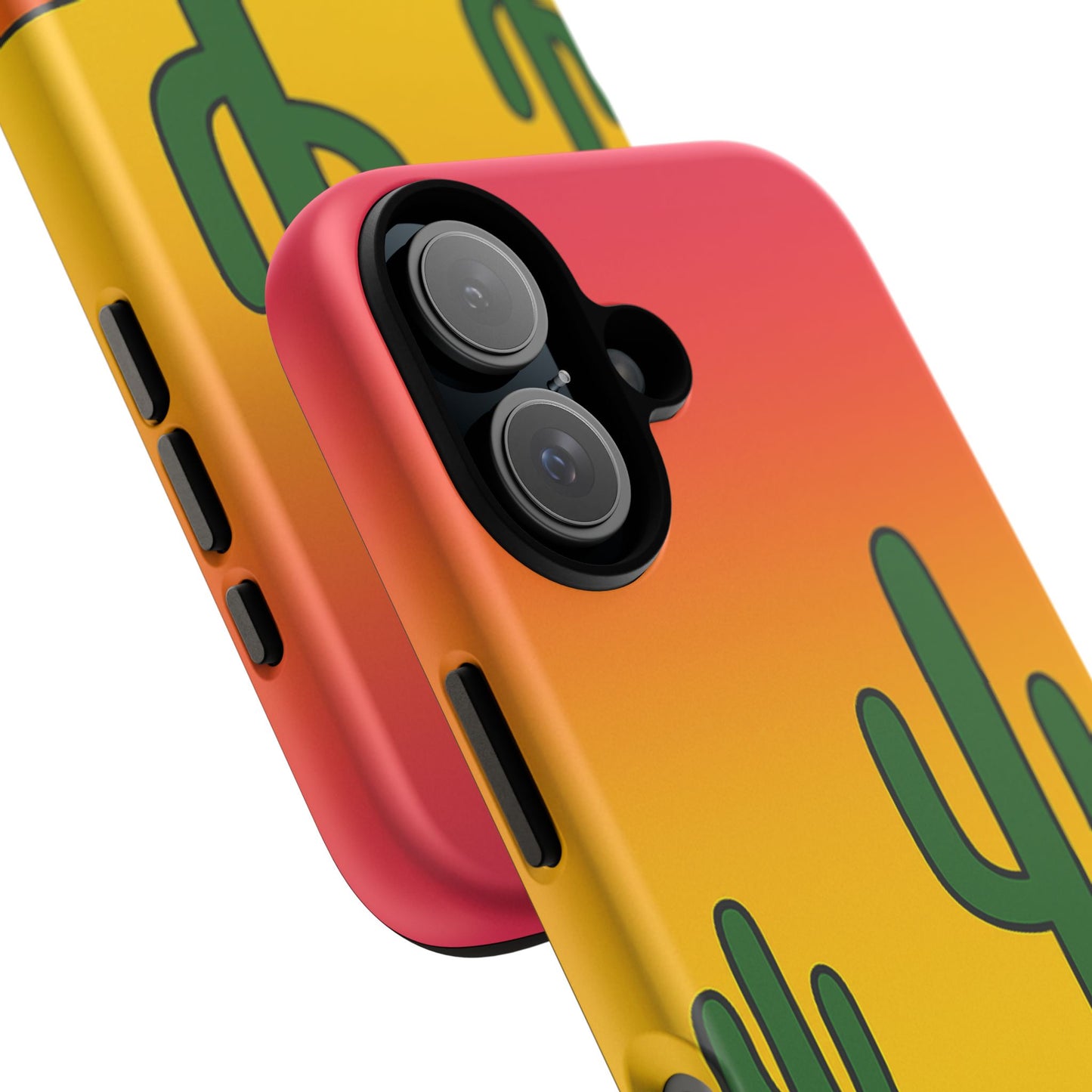 Desert Vibes Phone Case, Tough Cases, Cactus Design, Colorful Phone Cover, Summer Aesthetic, Unique Gift Idea