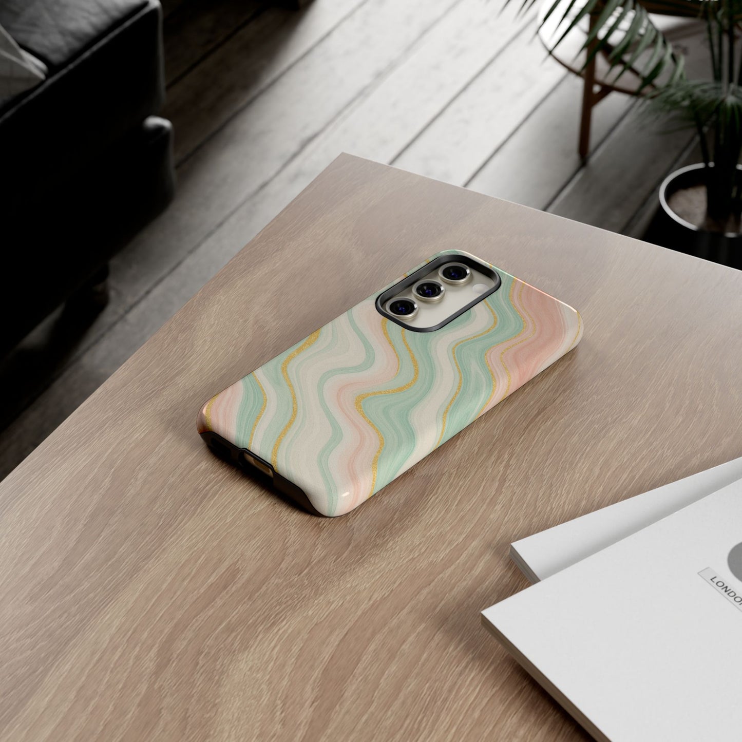 Stylish Phone Case with Abstract Design, Tough Cases for Trendy Protection, Unique Phone Accessories, Gift for Her, Modern Tech Style