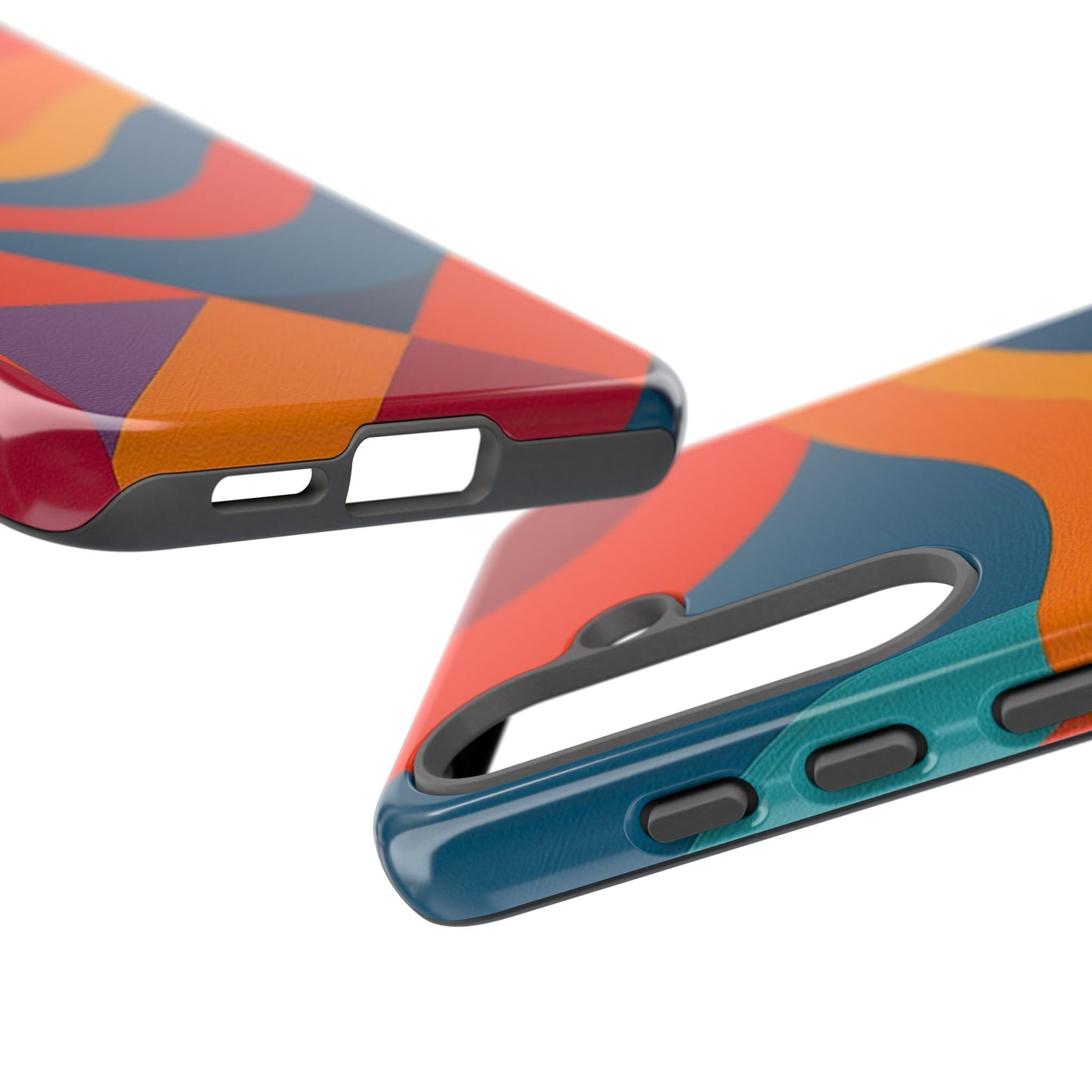 Vibrant Phone Case, Abstract Design Cover, Tough Cases for All Occasions, Stylish Gift for Tech Lovers, Modern Phone Accessories