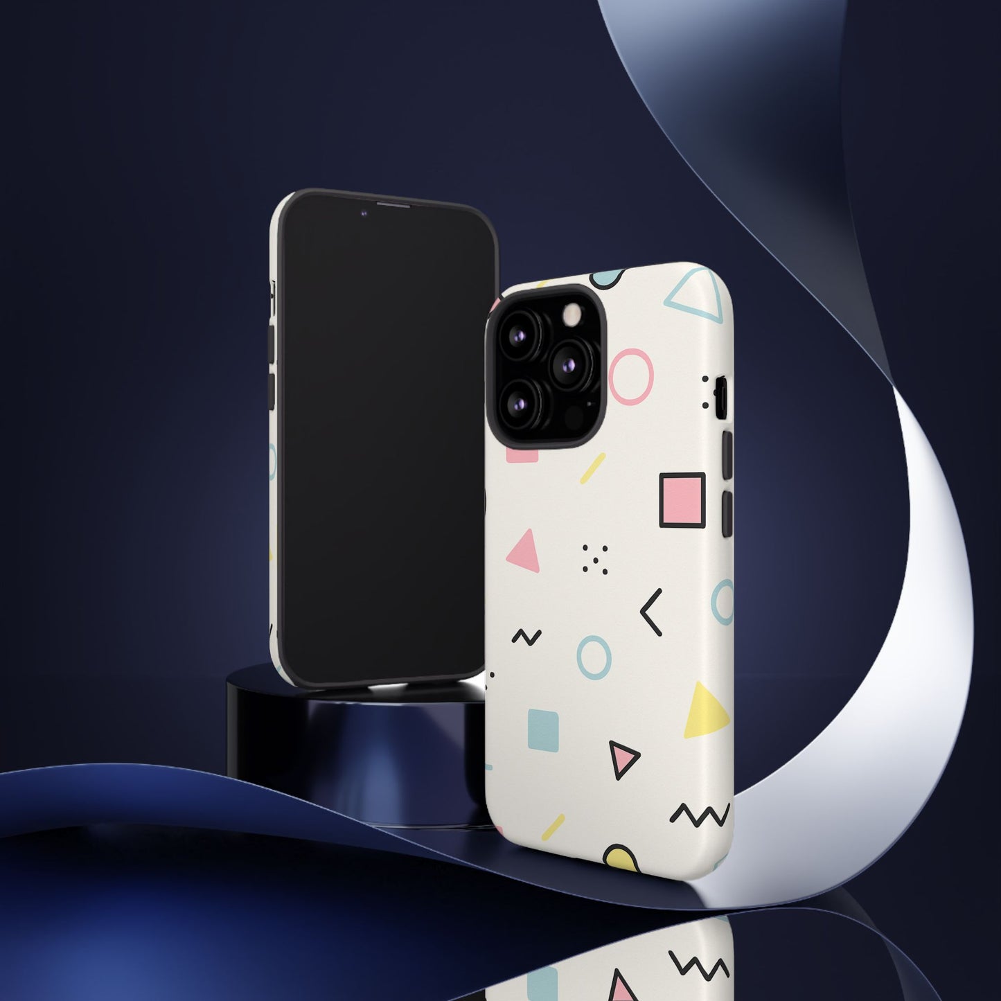 Geometric Phone Case - Stylish Tough Cases for Trendsetters, Unique Phone Covers, Modern Accessories, Gift Ideas for Her