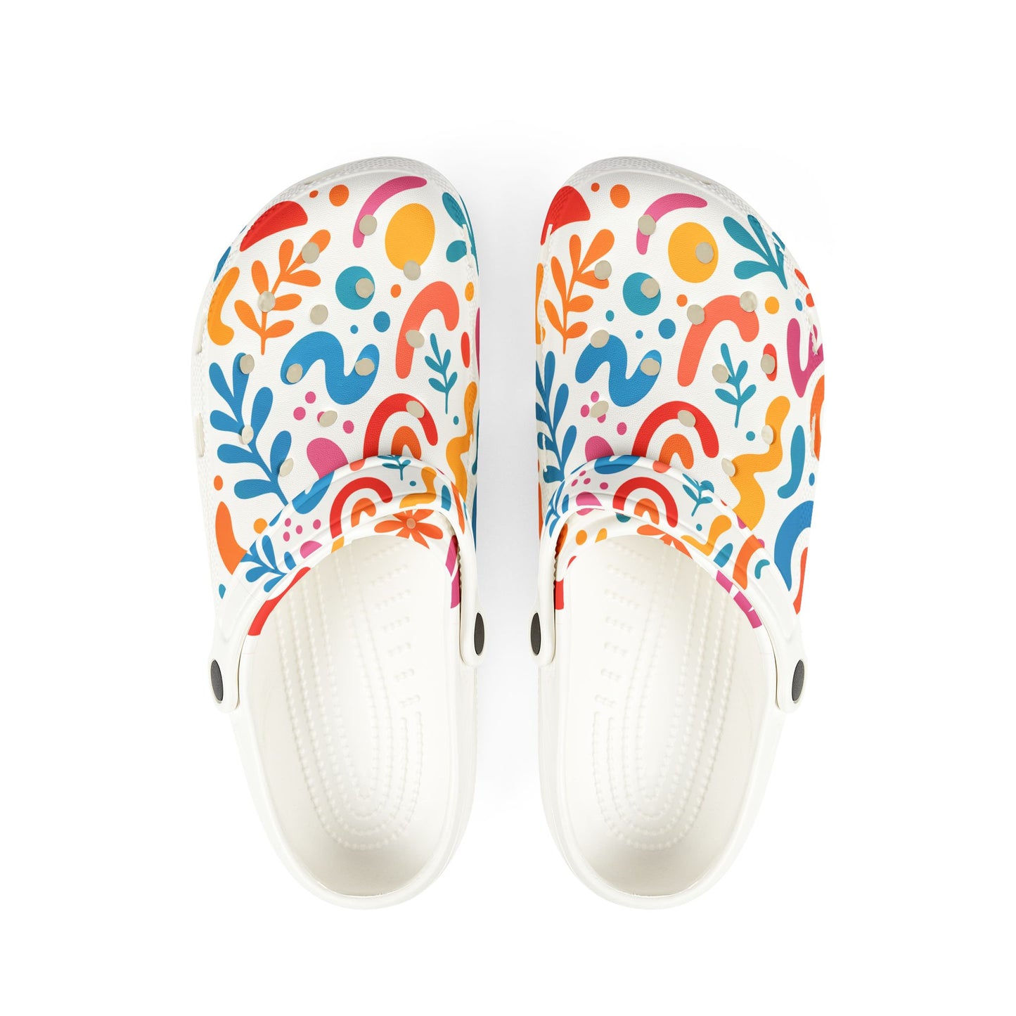 Colorful AOP EVA Foam Rubber Shoes with Vibrant Floral Design, Slip-On Clogs, Fun Garden Shoes, All-Occasion Footwear, Summer Style, [...]