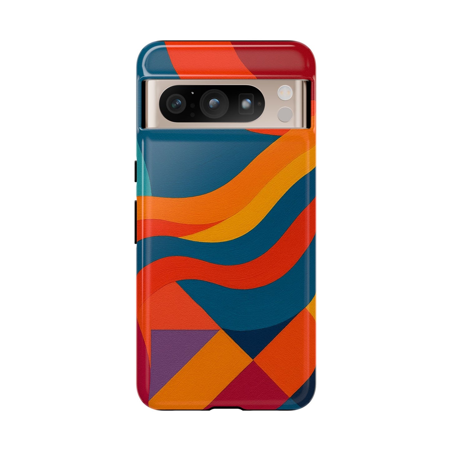 Vibrant Phone Case, Abstract Design Cover, Tough Cases for All Occasions, Stylish Gift for Tech Lovers, Modern Phone Accessories