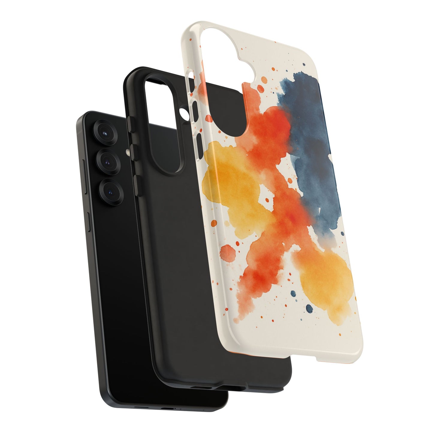 Watercolor Phone Case - Abstract Design, Tough Cases for Men & Women, Stylish Gift, Artistic Accessory for All Occasions