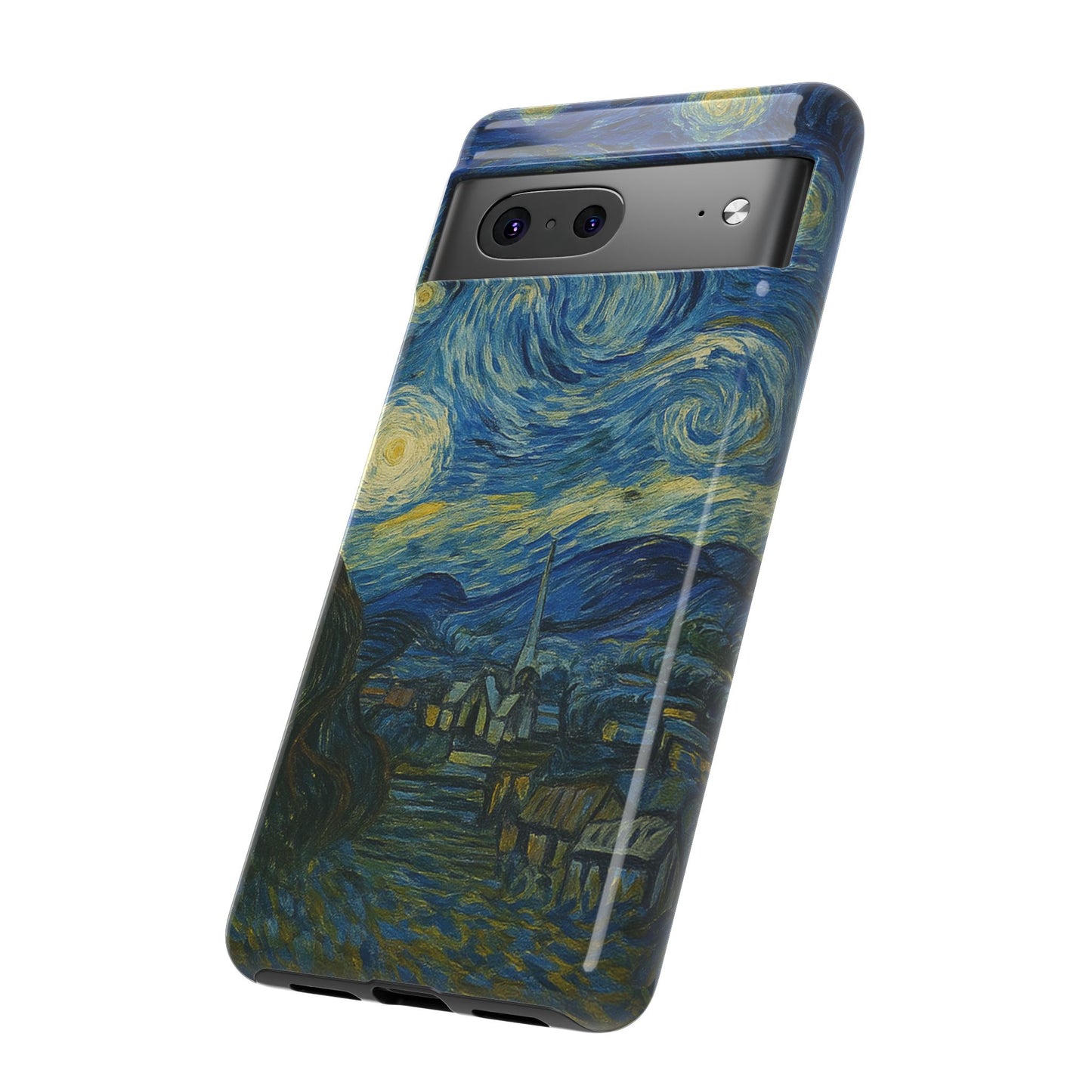 Starry Night Phone Case, Artistic Cell Phone Cover, Gift for Art Lovers, Unique Phone Accessory, Birthday Gift for Him/Her, Tough Cases