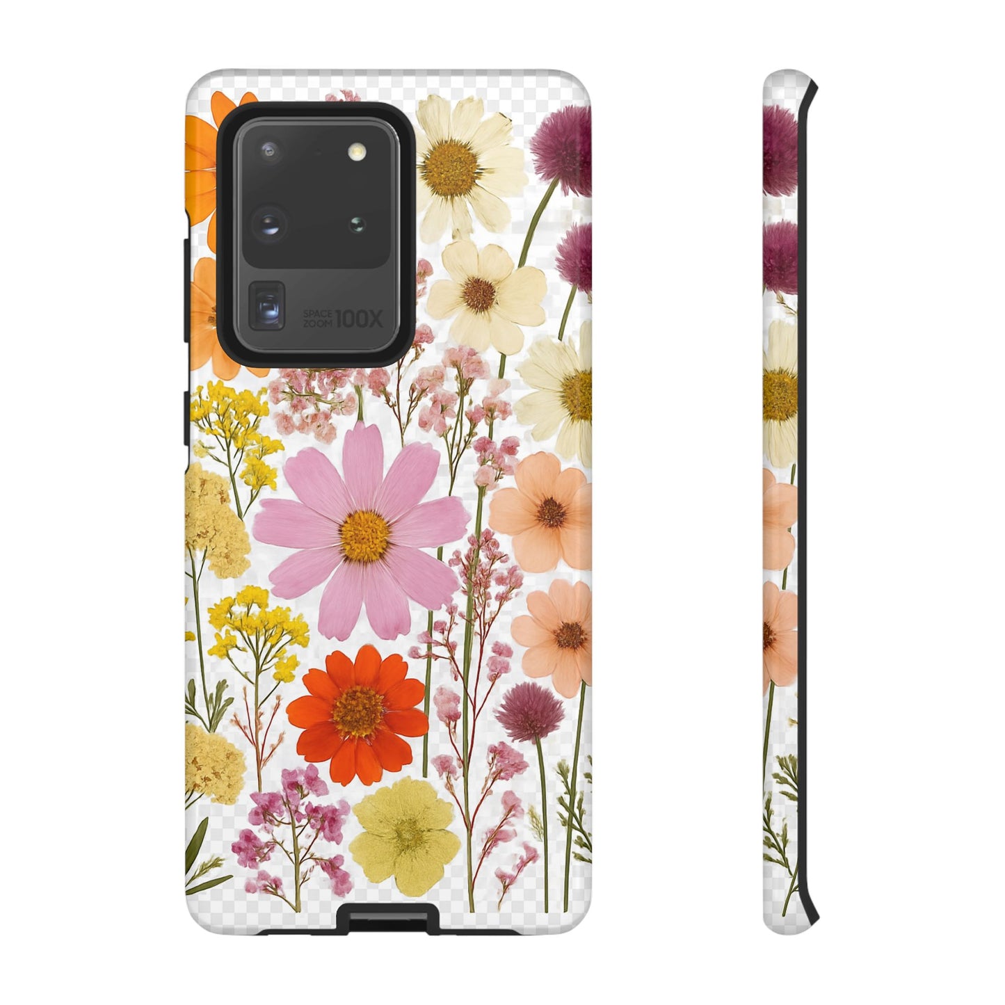 Floral Phone Case - Tough Cases, Stylish Protective Cover, Flower Design, Trendy Gift, Nature Lover Accessory, DRIED FLOWERS