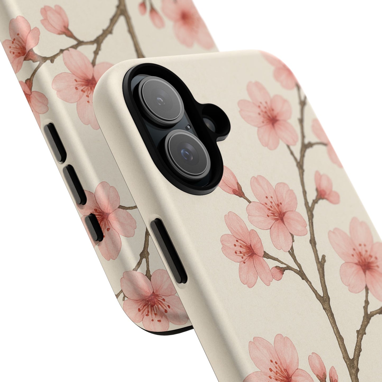 Cherry Blossom Phone Case, Floral Phone Cover, Tough Case for Gifts, Spring Decor, Cute Tech Accessories, Nature Lover's Gift