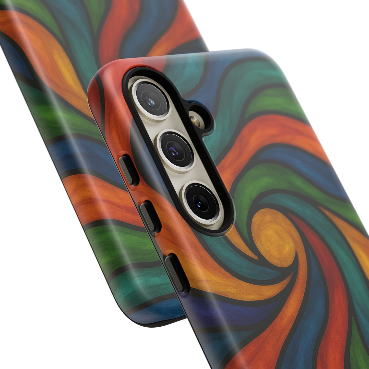 Colorful Swirl Phone Case | Tough Cases, Vibrant Design, Gift for Art Lovers, Funky Case, Unique Phone Accessories