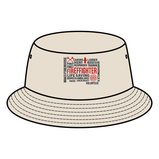 Firefighter Bucket Hat | Perfect Gift for Firefighters, Casual Wear, Bucket Hat for Summer, Outdoor Adventures, Unique Firefighter [...]