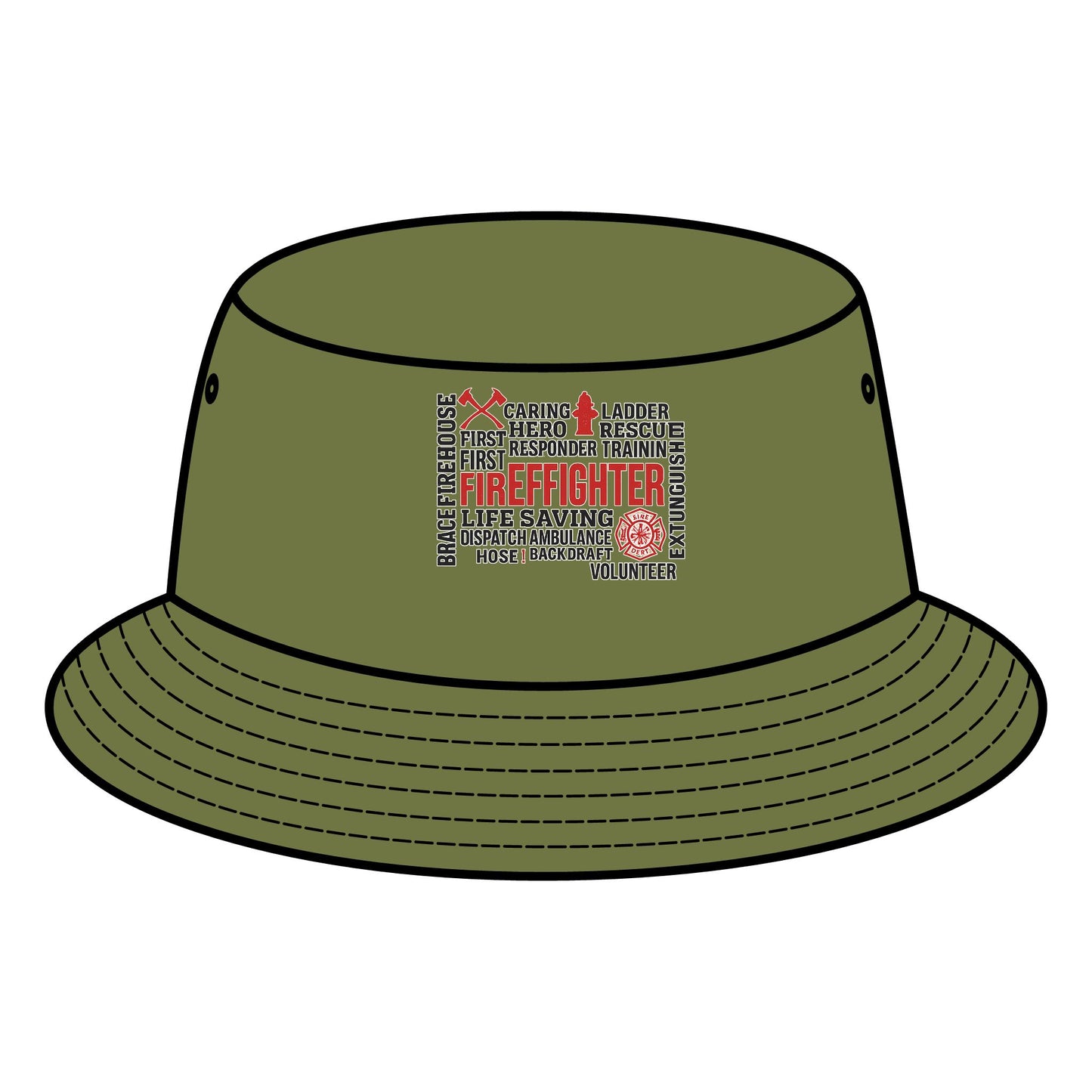 Firefighter Bucket Hat | Perfect Gift for Firefighters, Casual Wear, Bucket Hat for Summer, Outdoor Adventures, Unique Firefighter [...]