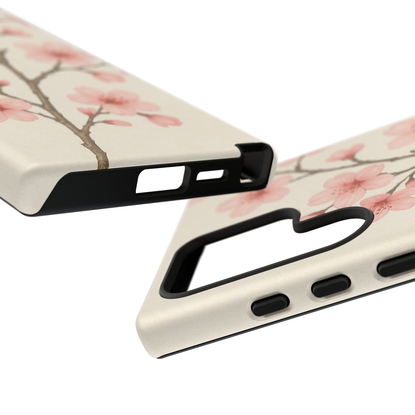 Cherry Blossom Phone Case, Floral Phone Cover, Tough Case for Gifts, Spring Decor, Cute Tech Accessories, Nature Lover's Gift