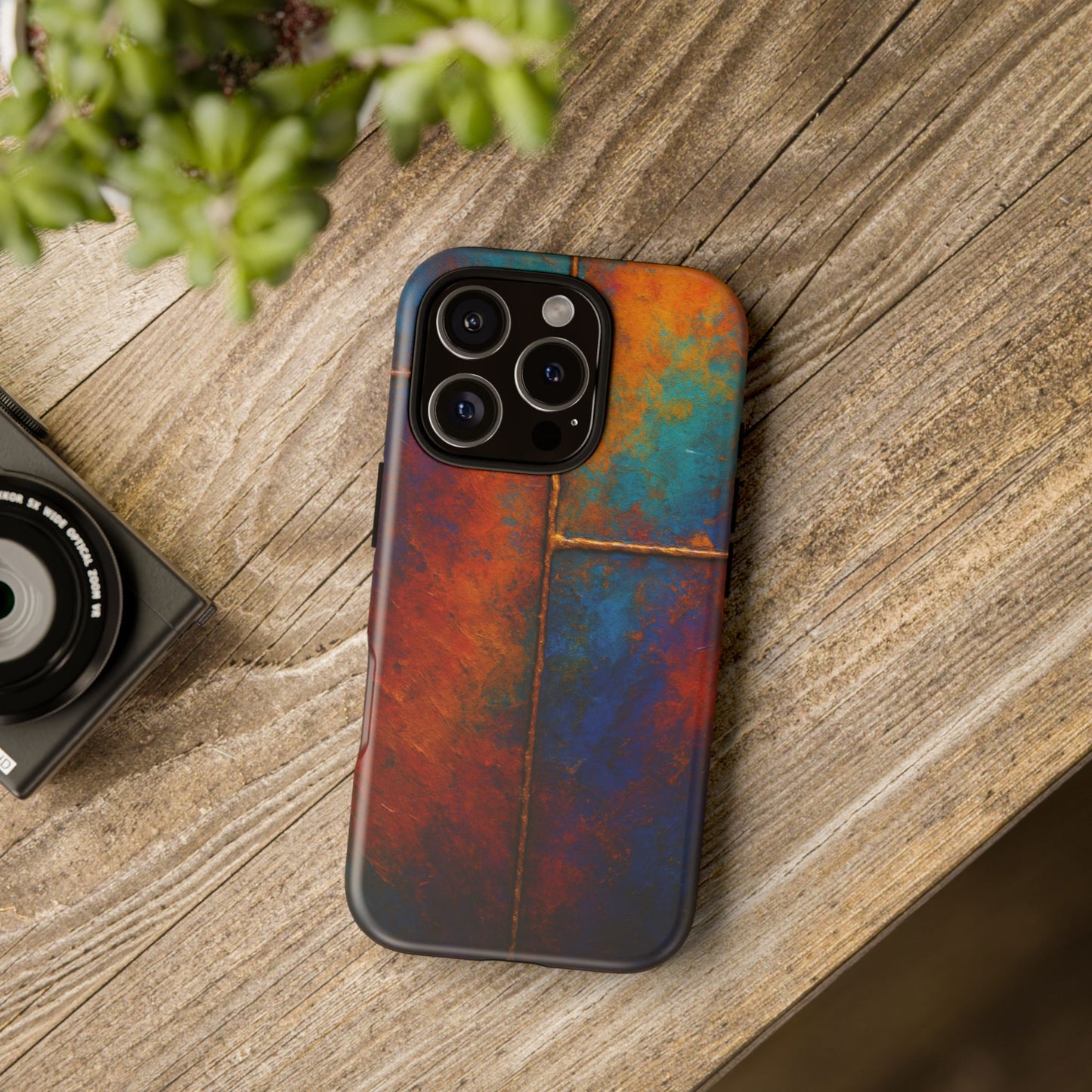 Vibrant Phone Case, Colorful Tough Case Cover, Artistic Phone Protector, Unique Smartphone Accessories, Gift for Tech Lovers