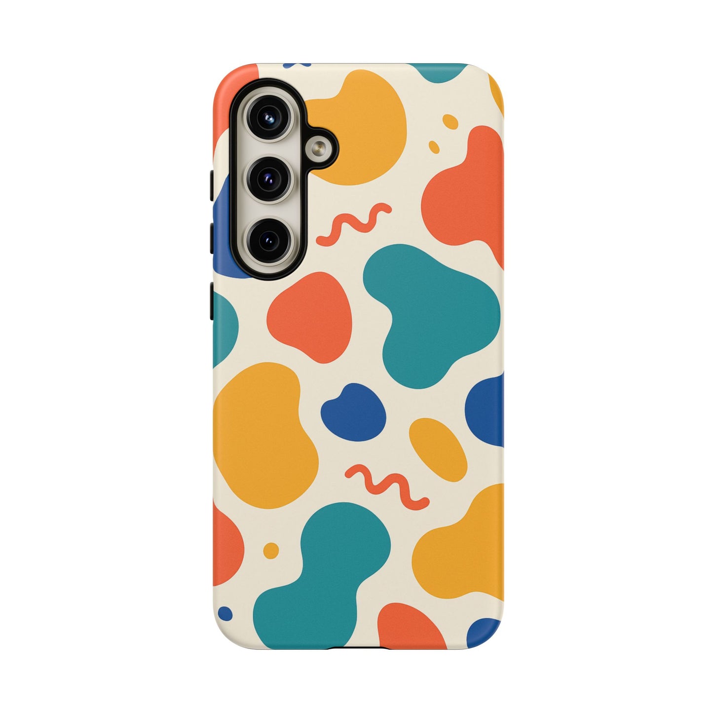 Colorful Phone Case with Abstract Design, Stylish Phone Cover, Trendy Tech Accessory for Her, Unique Gift Idea, Fun Patterned Case