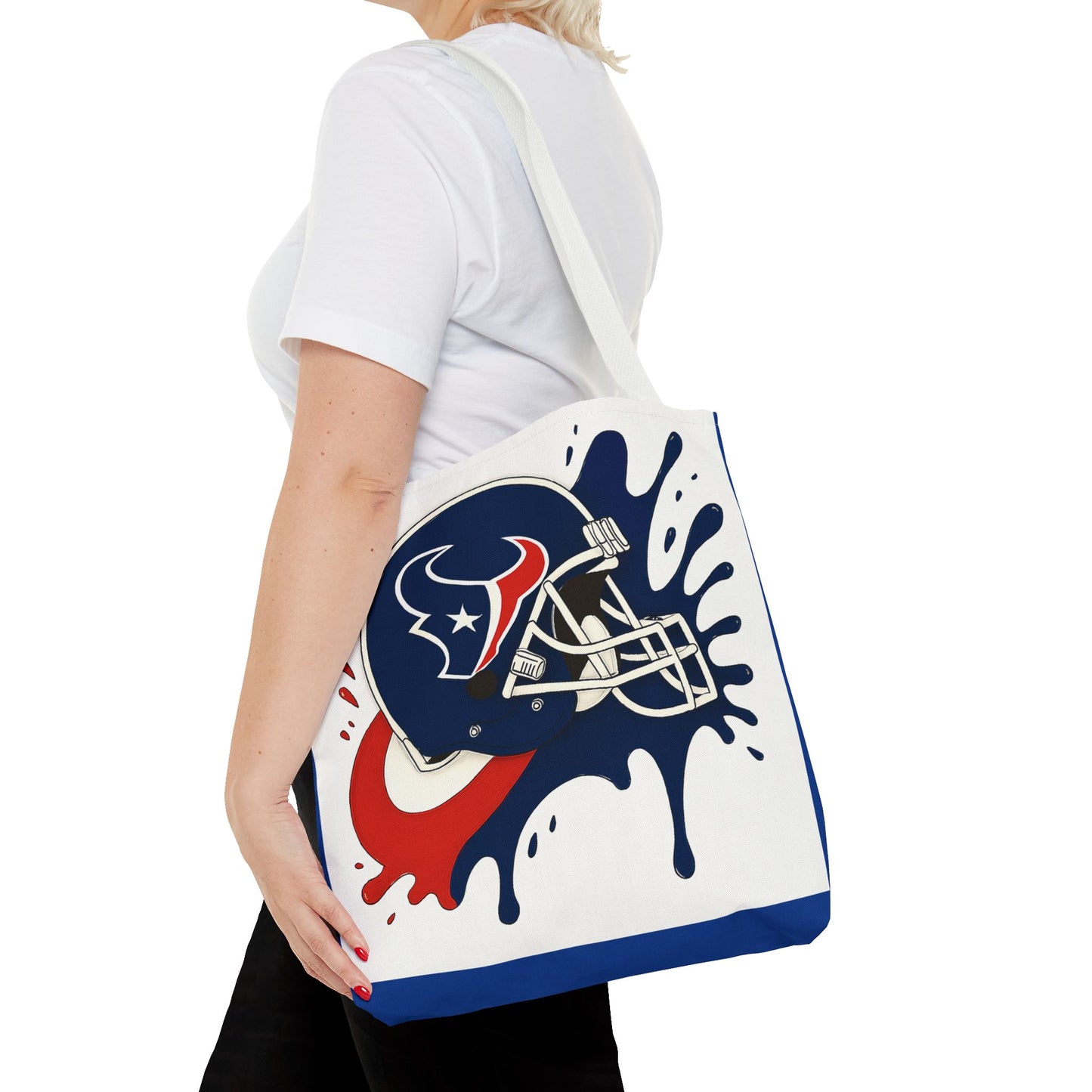 Football Splash Design Tote Bag, Sports Fan Bag, Game Day Accessory, NFL Tote, Casual Gym Bag, Carry-All for Sports Enthusiasts