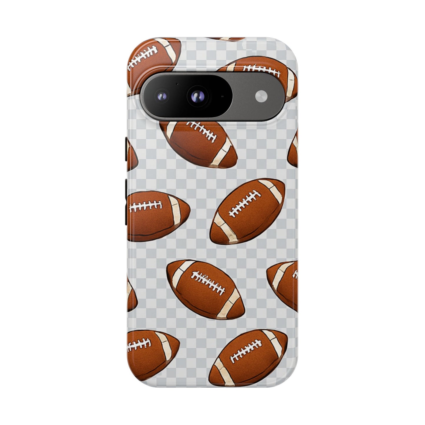 Football Phone Case, Tough Cases for Sports Fans, Unique Gift for Football Lovers, Protective Decor, Athletic Accessories