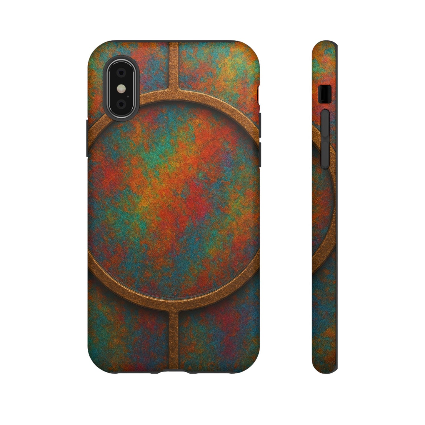 Colorful Tough Phone Case, Durable Cell Cover, Vibrant Protection Case, Unique Tech Accessory, Great Gift for Phone Lovers