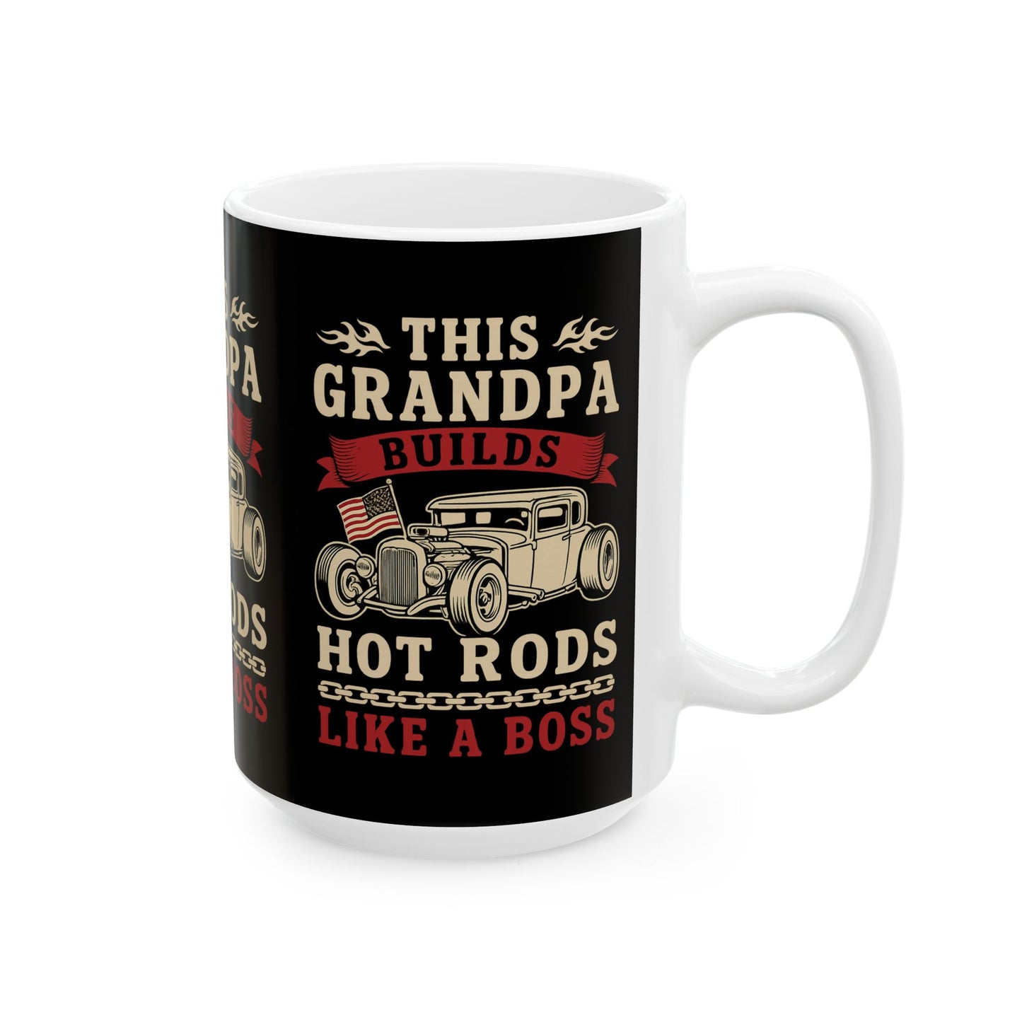 Grandpa Hot Rods Ceramic Mug | Gift for Car Lovers, Father's Day, Coffee [...]