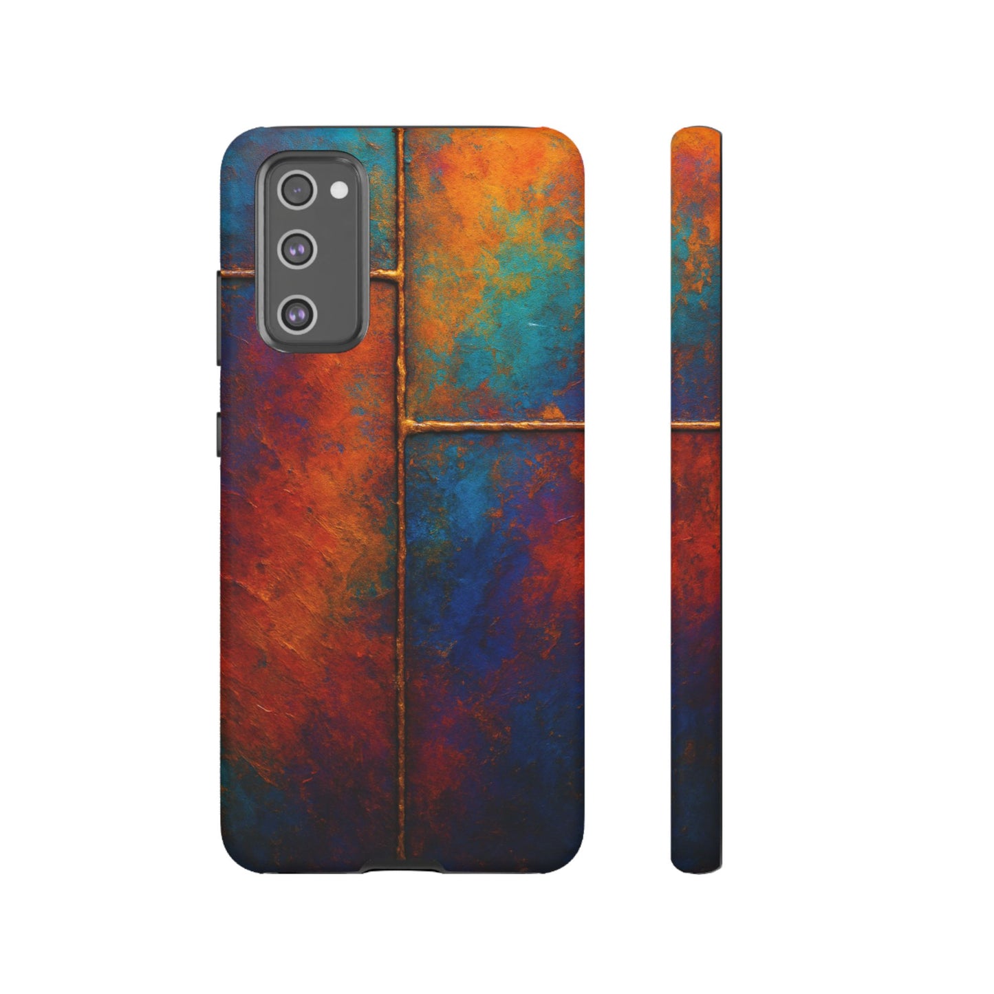 Vibrant Phone Case, Colorful Tough Case Cover, Artistic Phone Protector, Unique Smartphone Accessories, Gift for Tech Lovers
