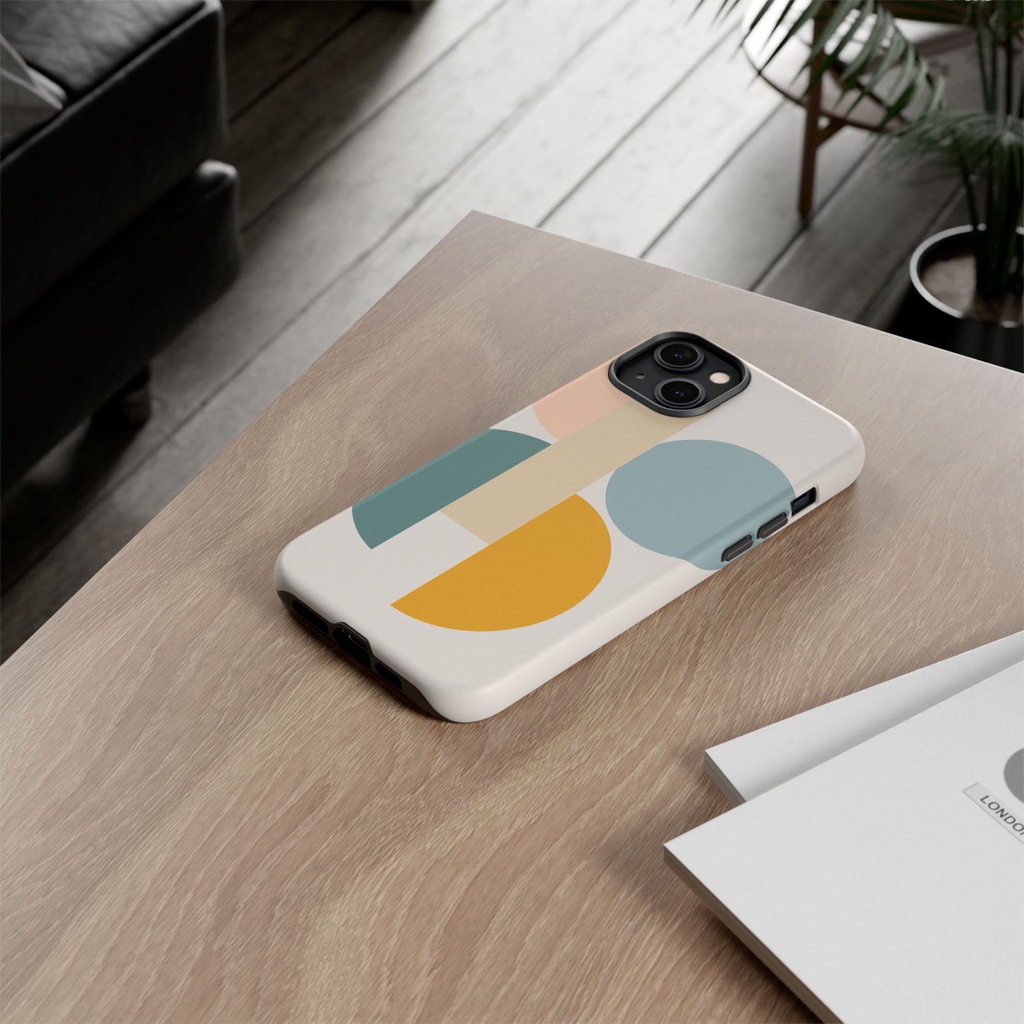 Minimalist Geometric Phone Case, Stylish Protective Cover for Phones, Modern Design, Gift for Him/Her, Trendy Tech Accessory