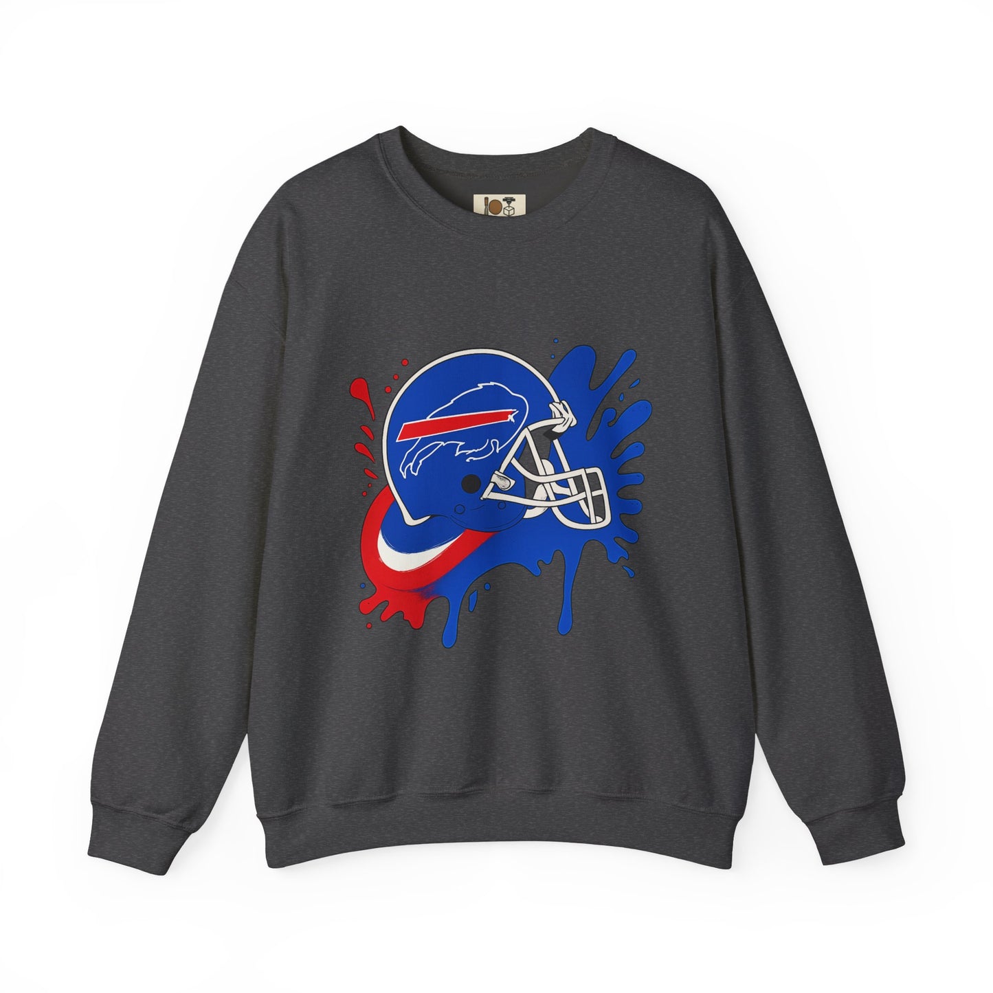 Buffalo Bills Inspired Crewneck Sweatshirt, NFL Fan Gear, Casual Sportswear, Game Day Apparel, Unisex Sweatshirt, Tailgate Clothing